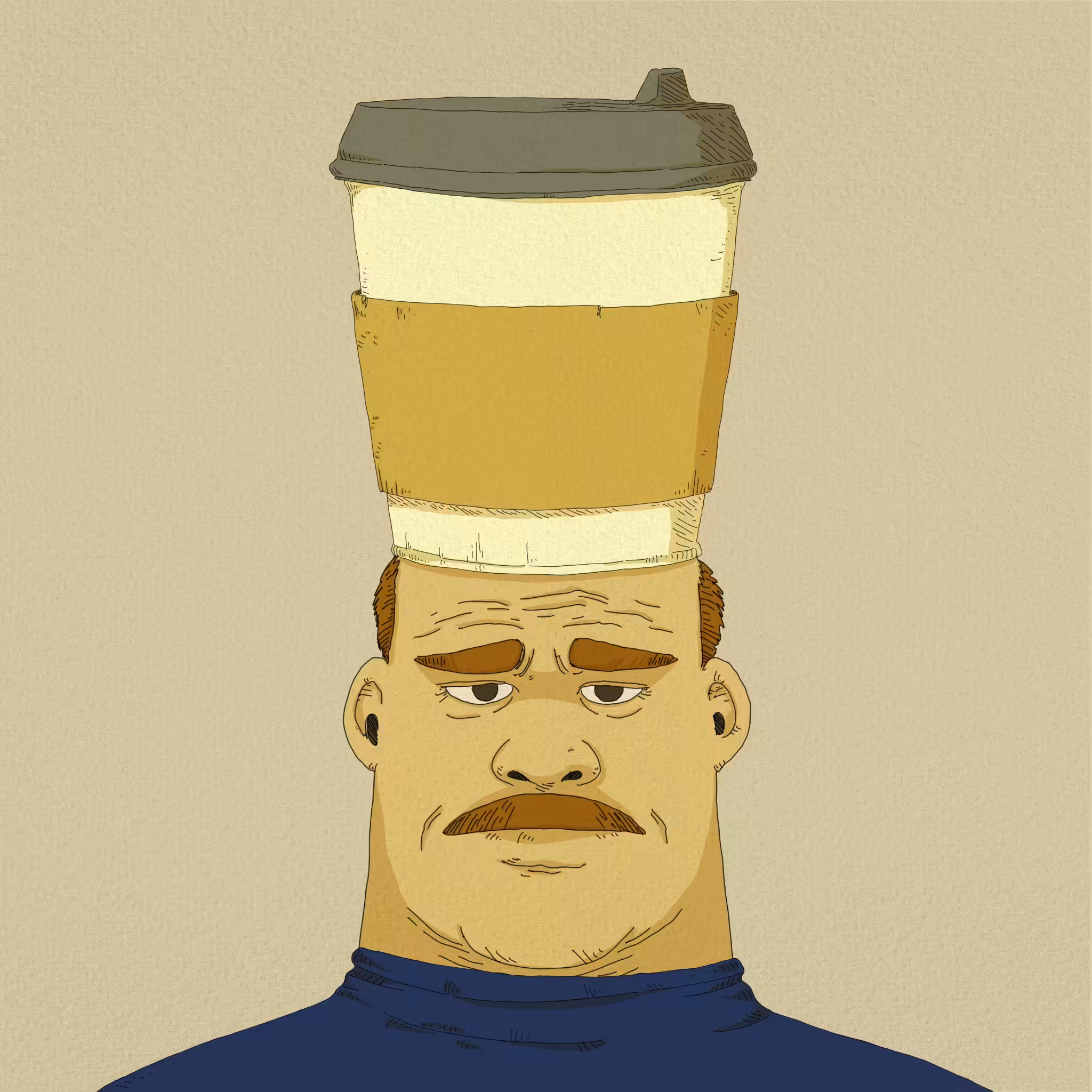 Silly Hat Family #6 - Coffee