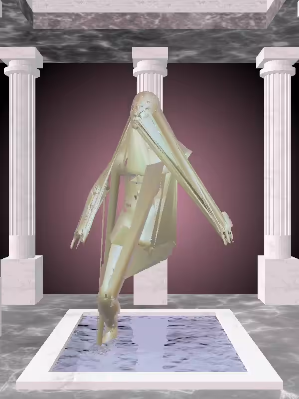 HeavenComputer: The Dancing Olive Rust Man #5651
