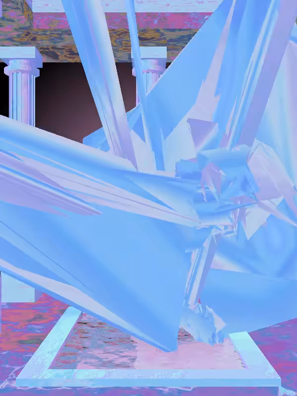 The Sneaky Ethereal Blue Man #1774