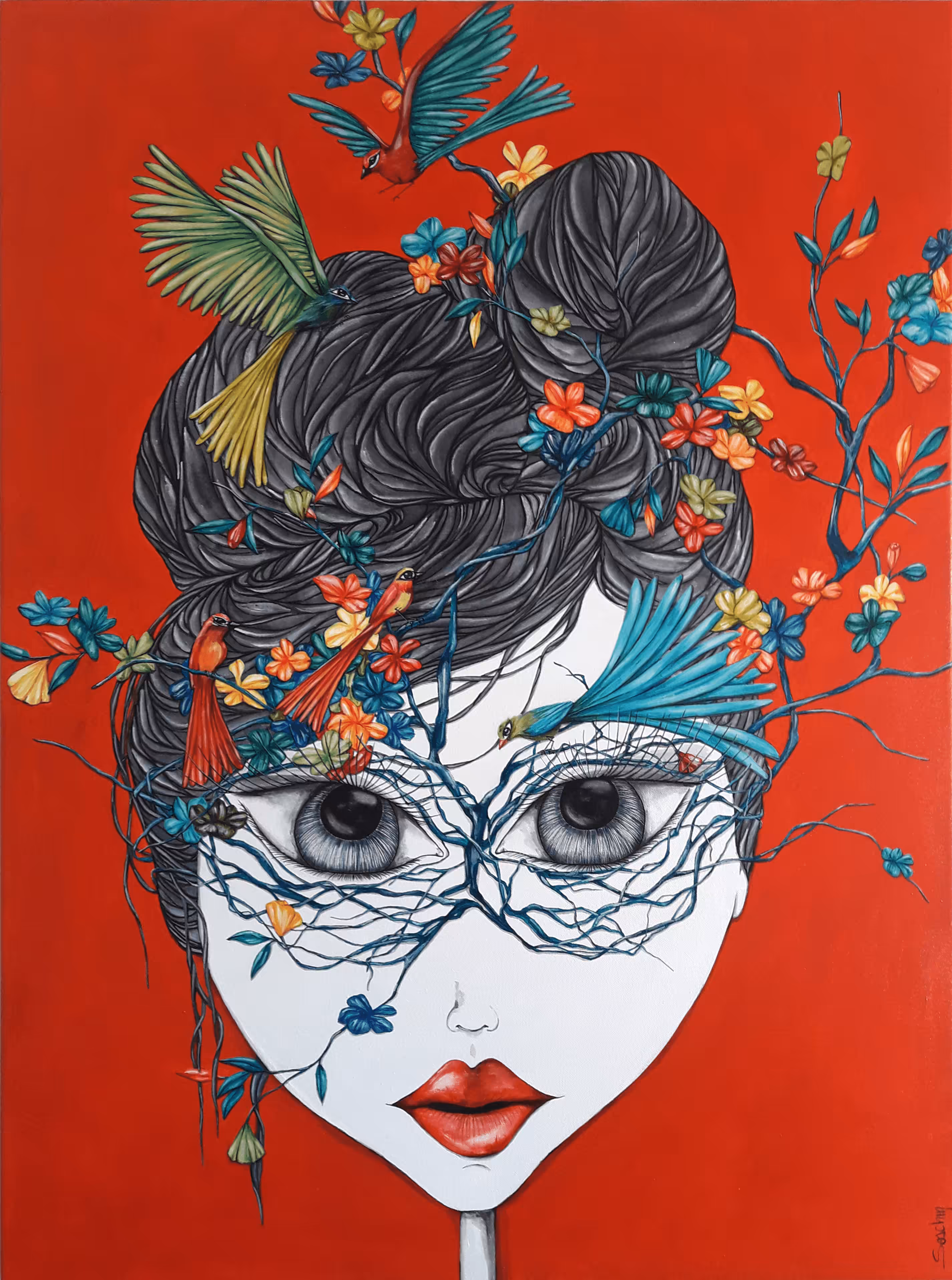 Mask to bloom and look