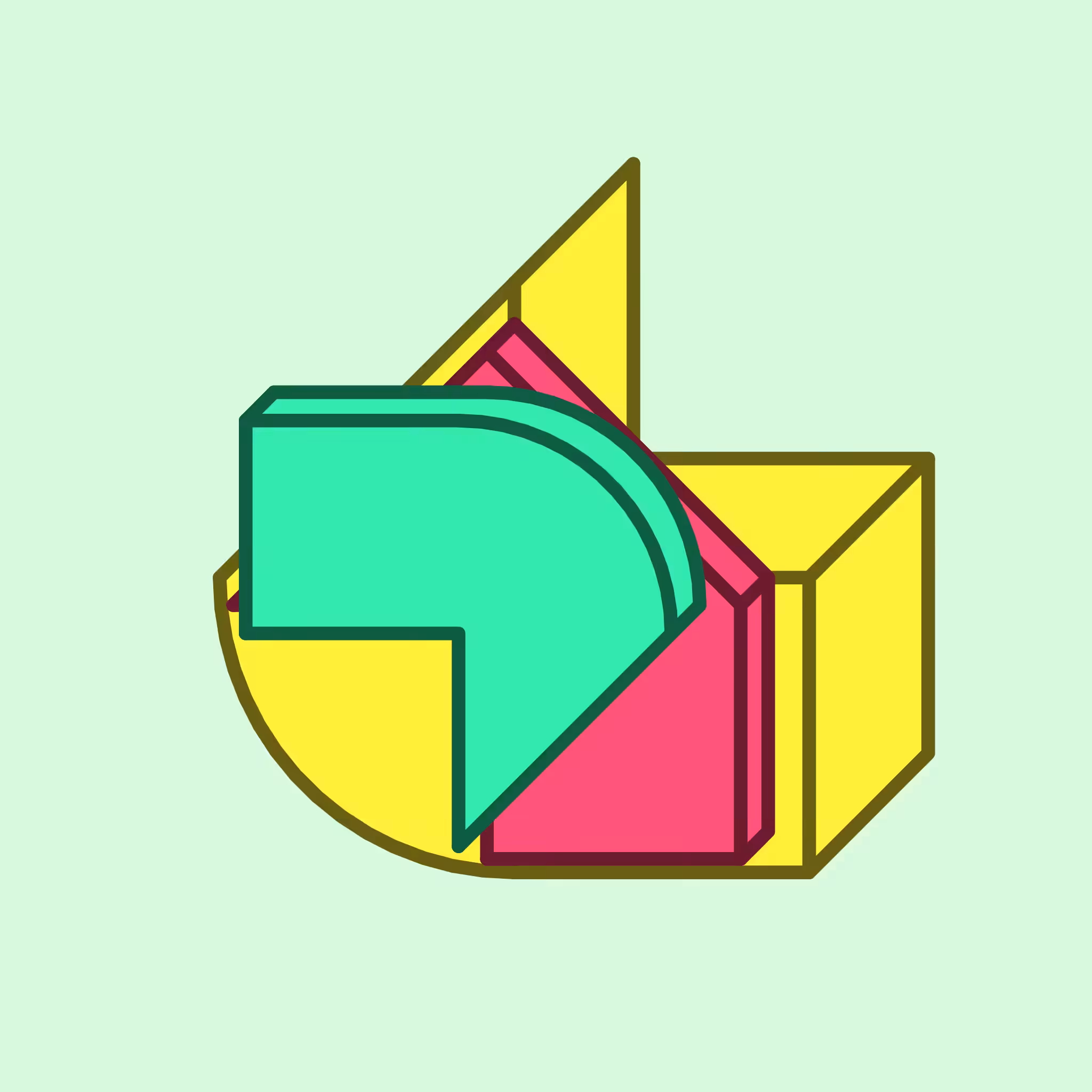 Calm shapes #1759