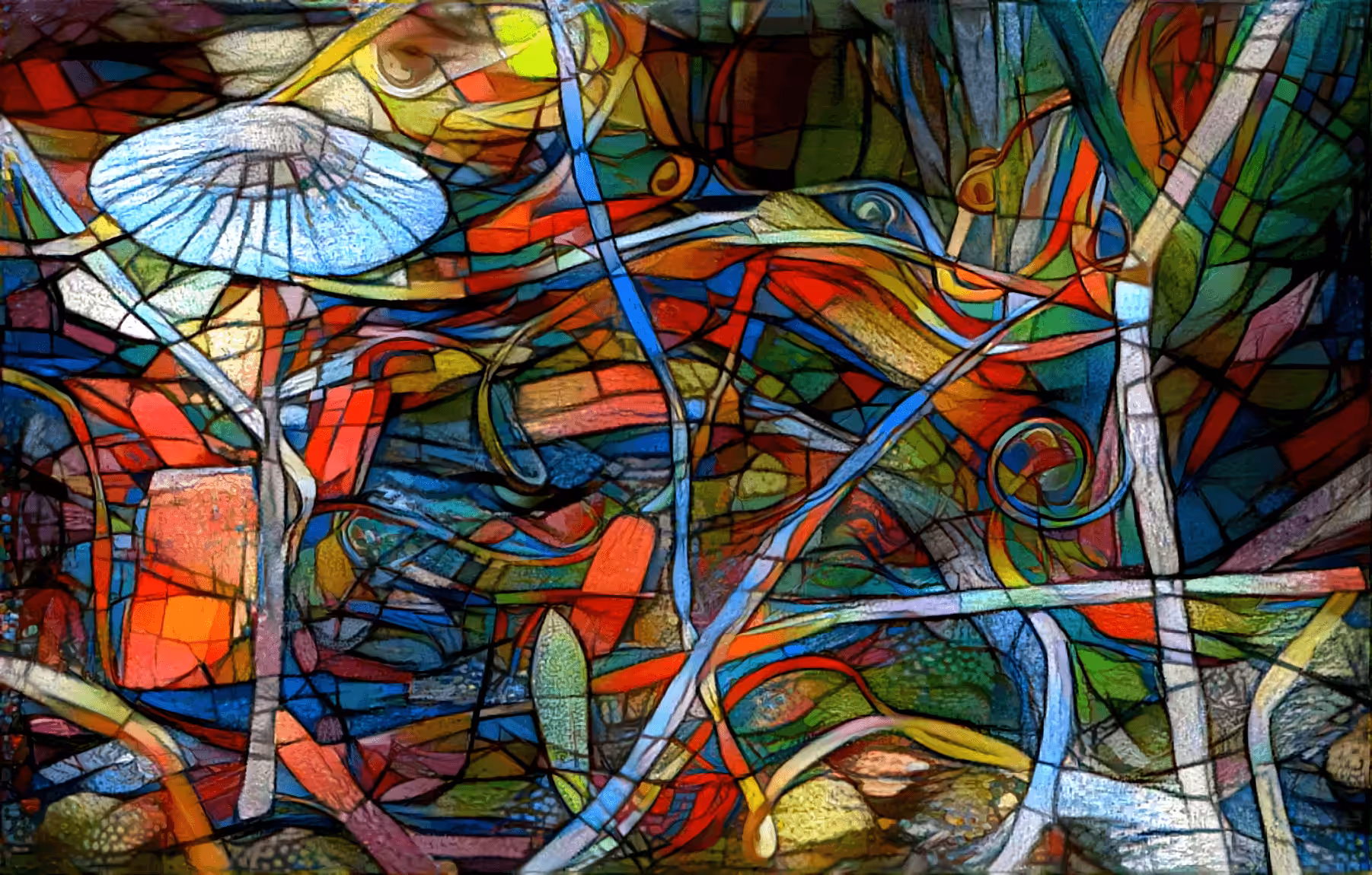 Shroomed Glass Window