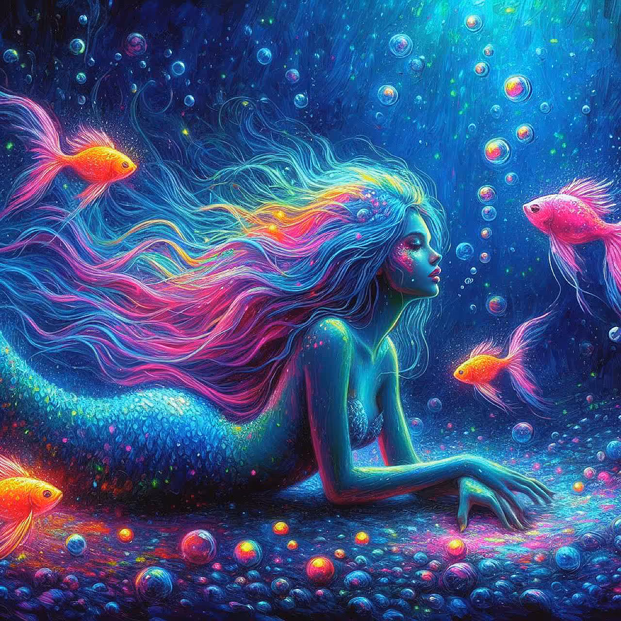 Lonely mermaid