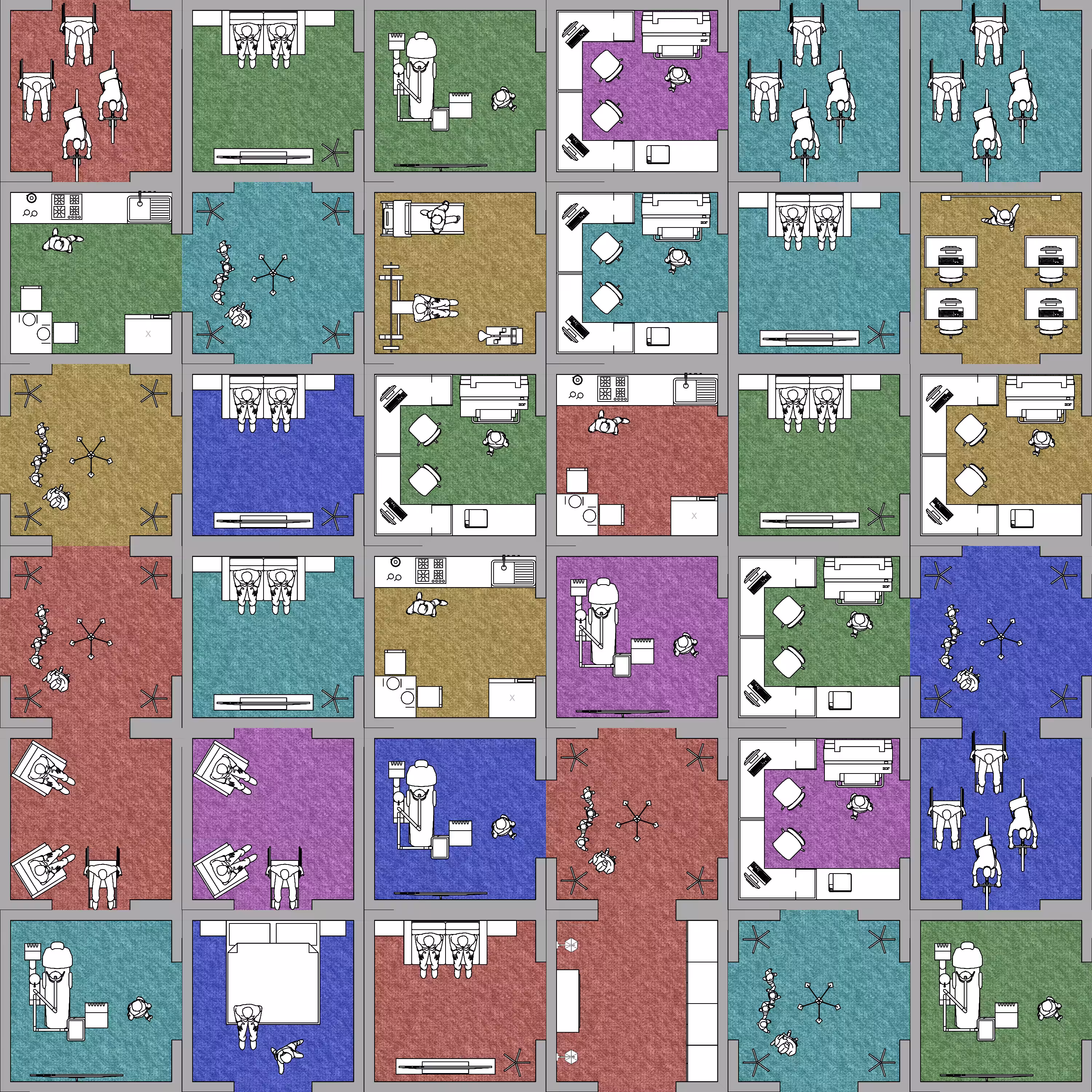 Harlequin block building #29