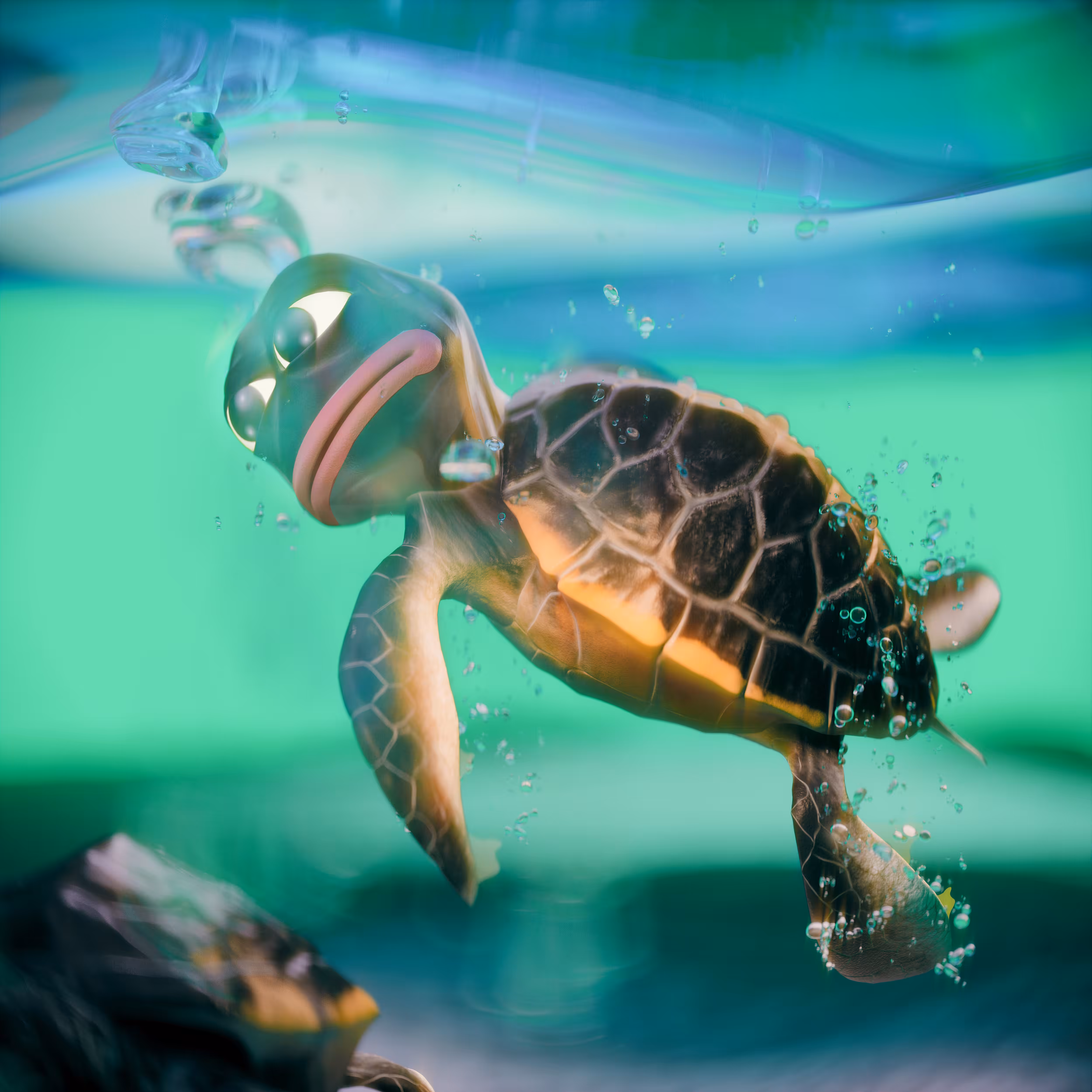 Natural Pepes 🐢 baby turtle