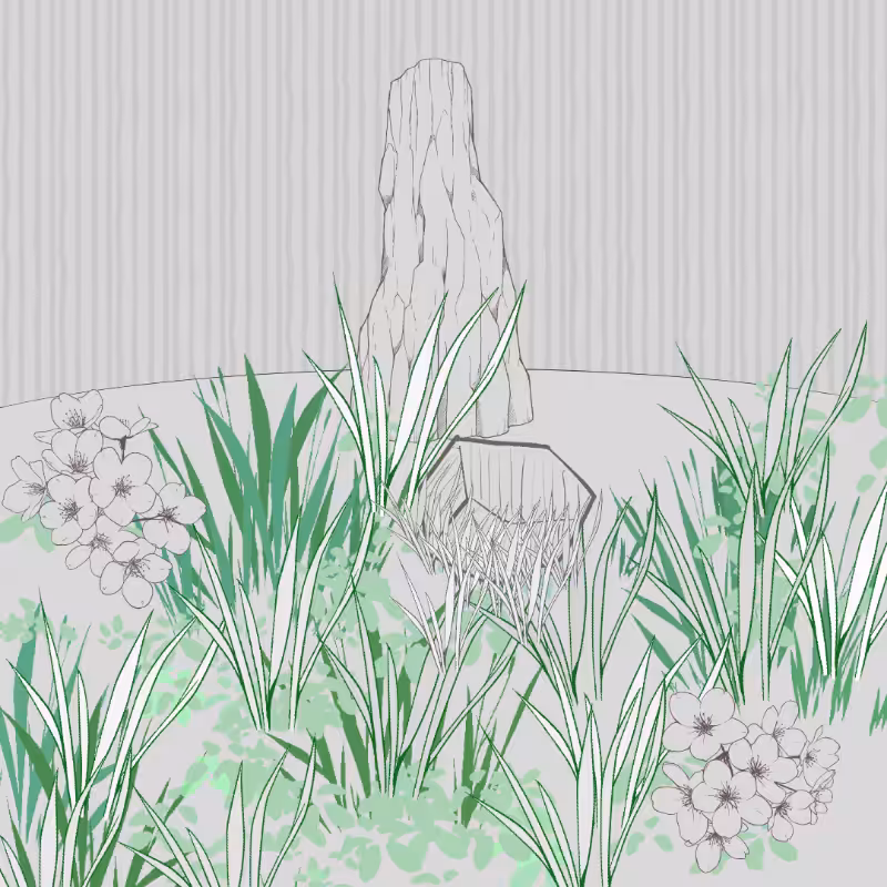 Wild Grass and Rubble #69