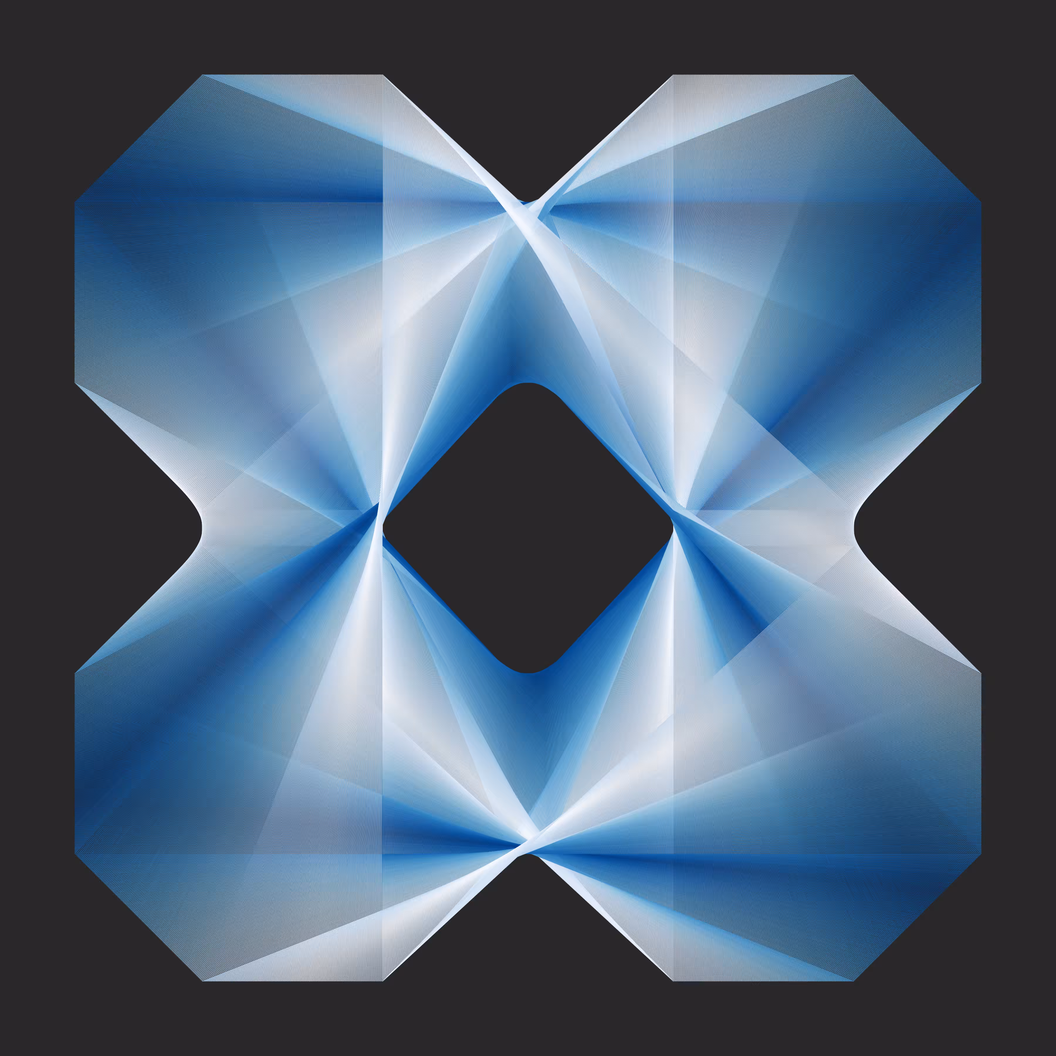 Hyperdiamond Blue