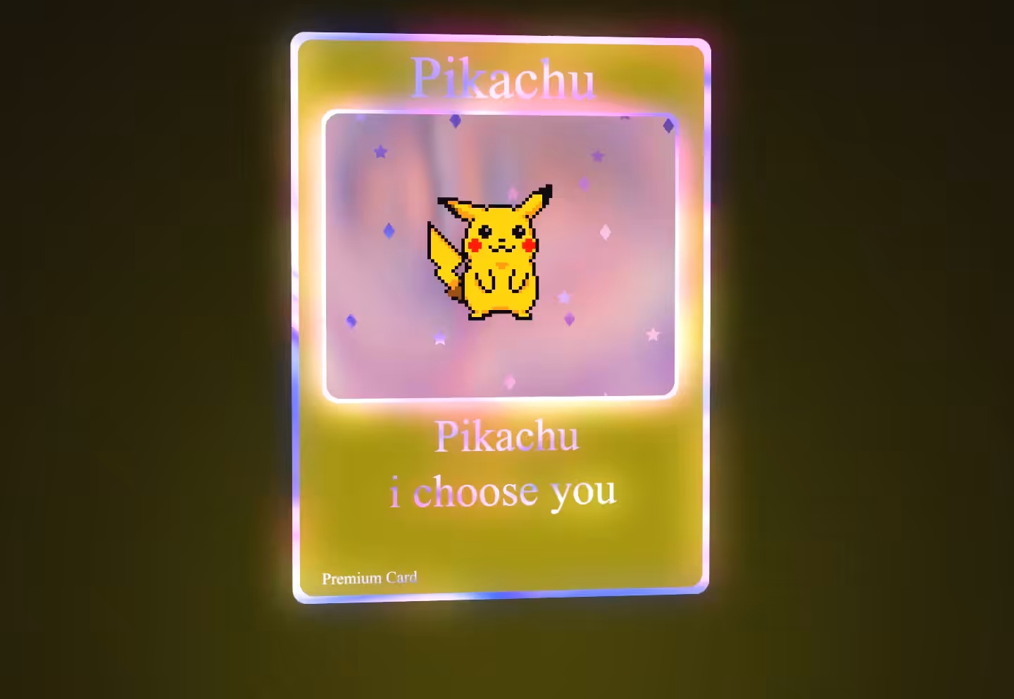pokemon trading card 