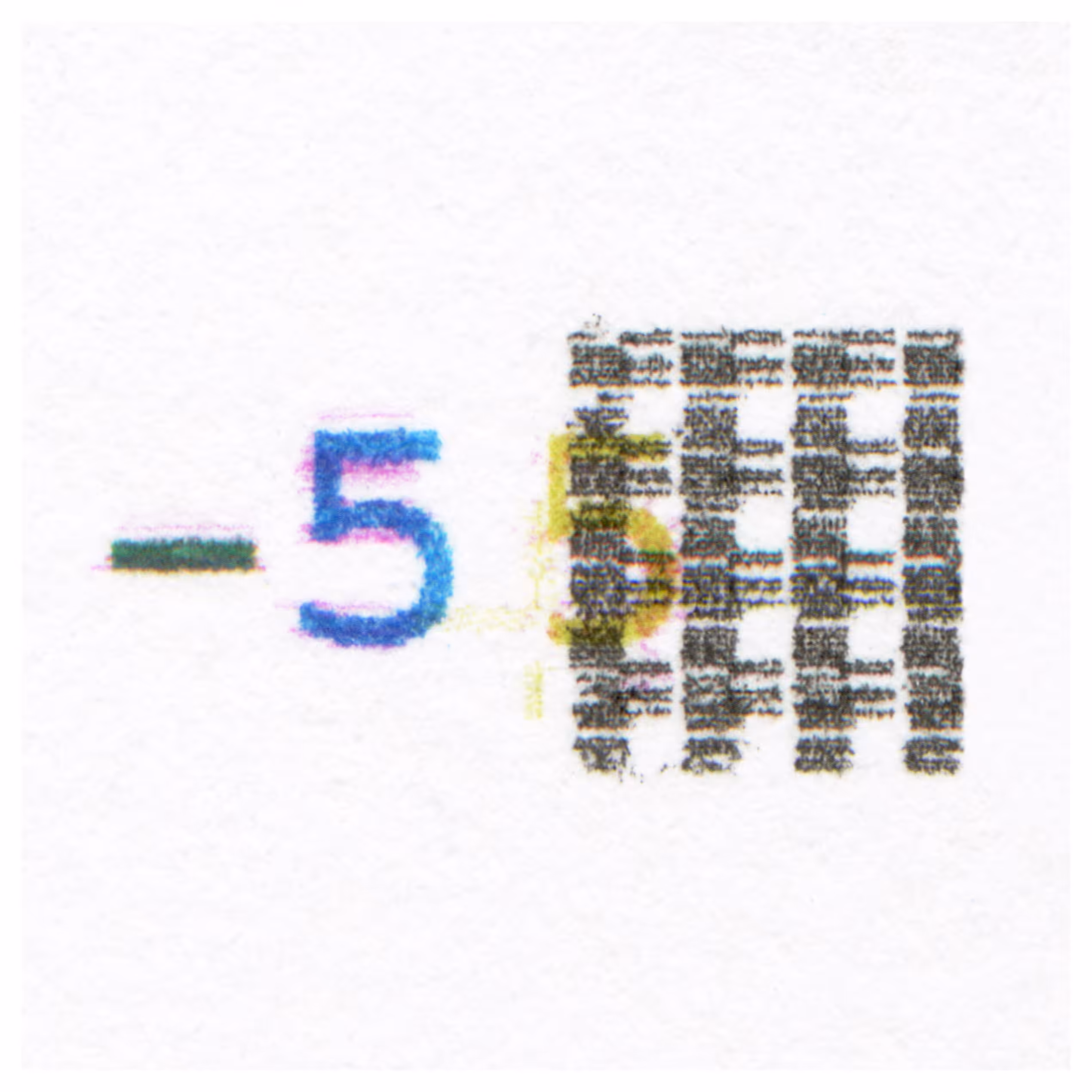 untitled printer head alignment fail (-5 5)