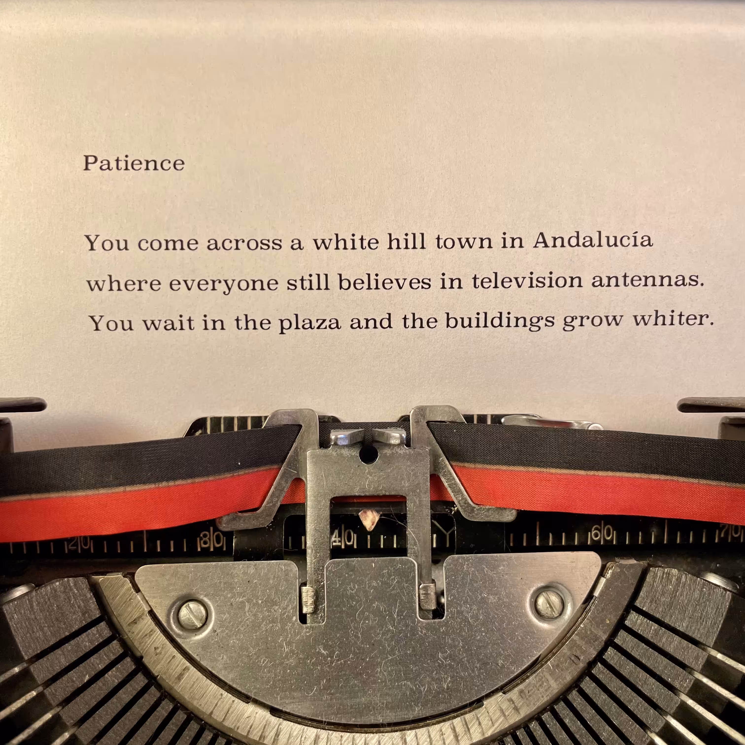 Love Poem Tercets: Patience