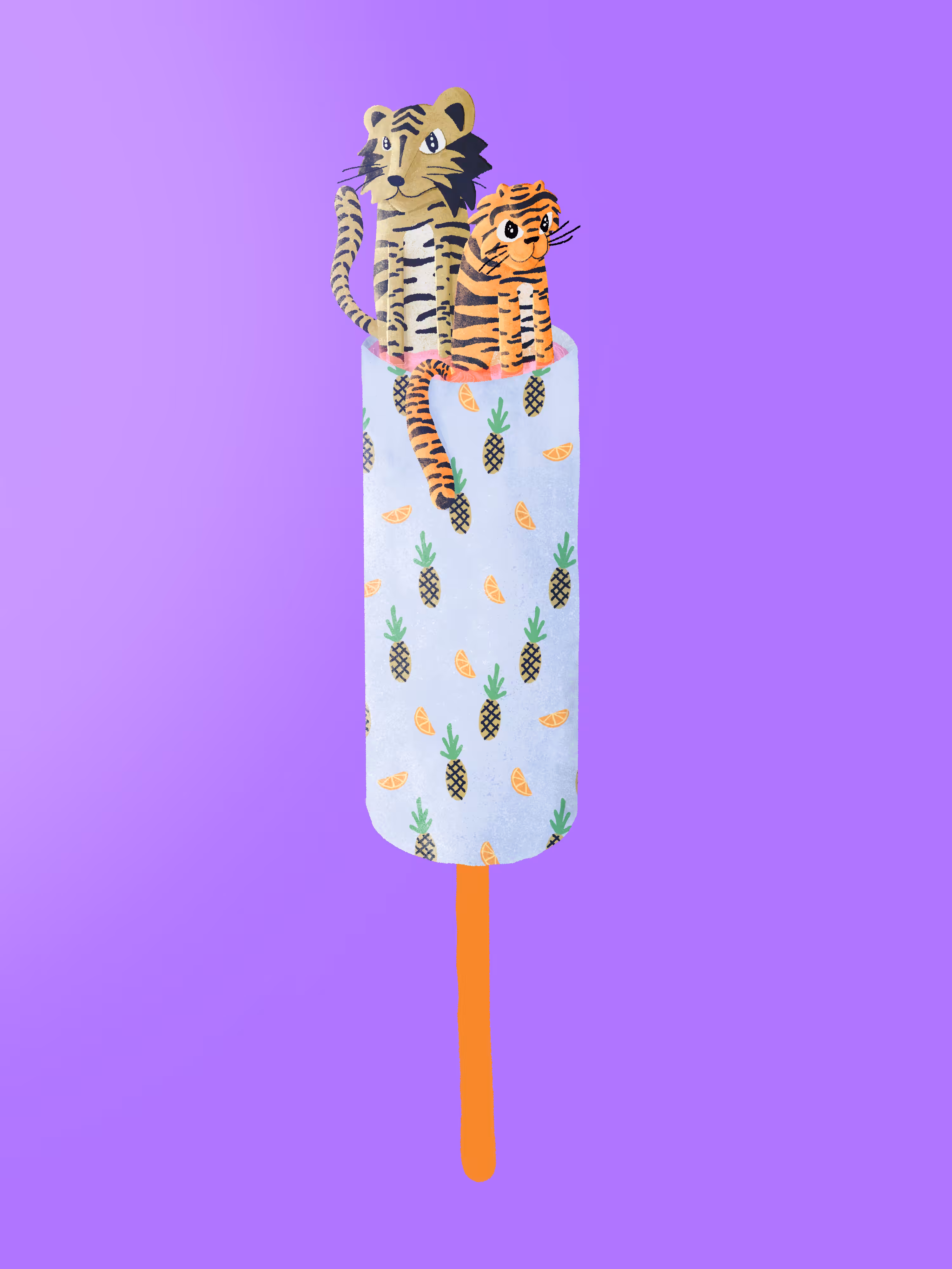 orange pineapple