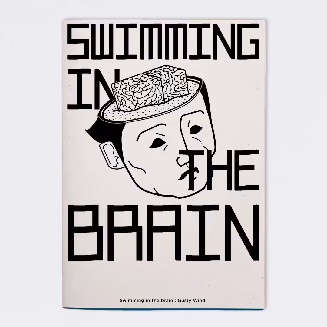 Swimming in the brain (B&W Motion)