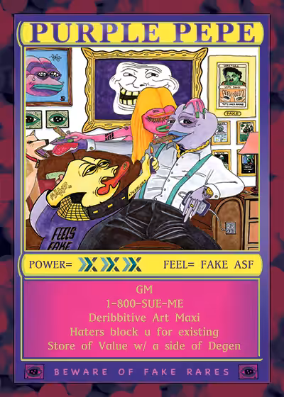PURPLEPEPE | Series 3 Card 143
