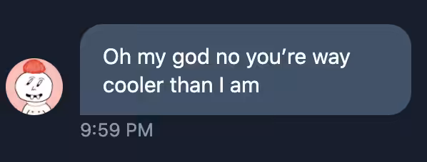 I'm cooler than hash he said it himself