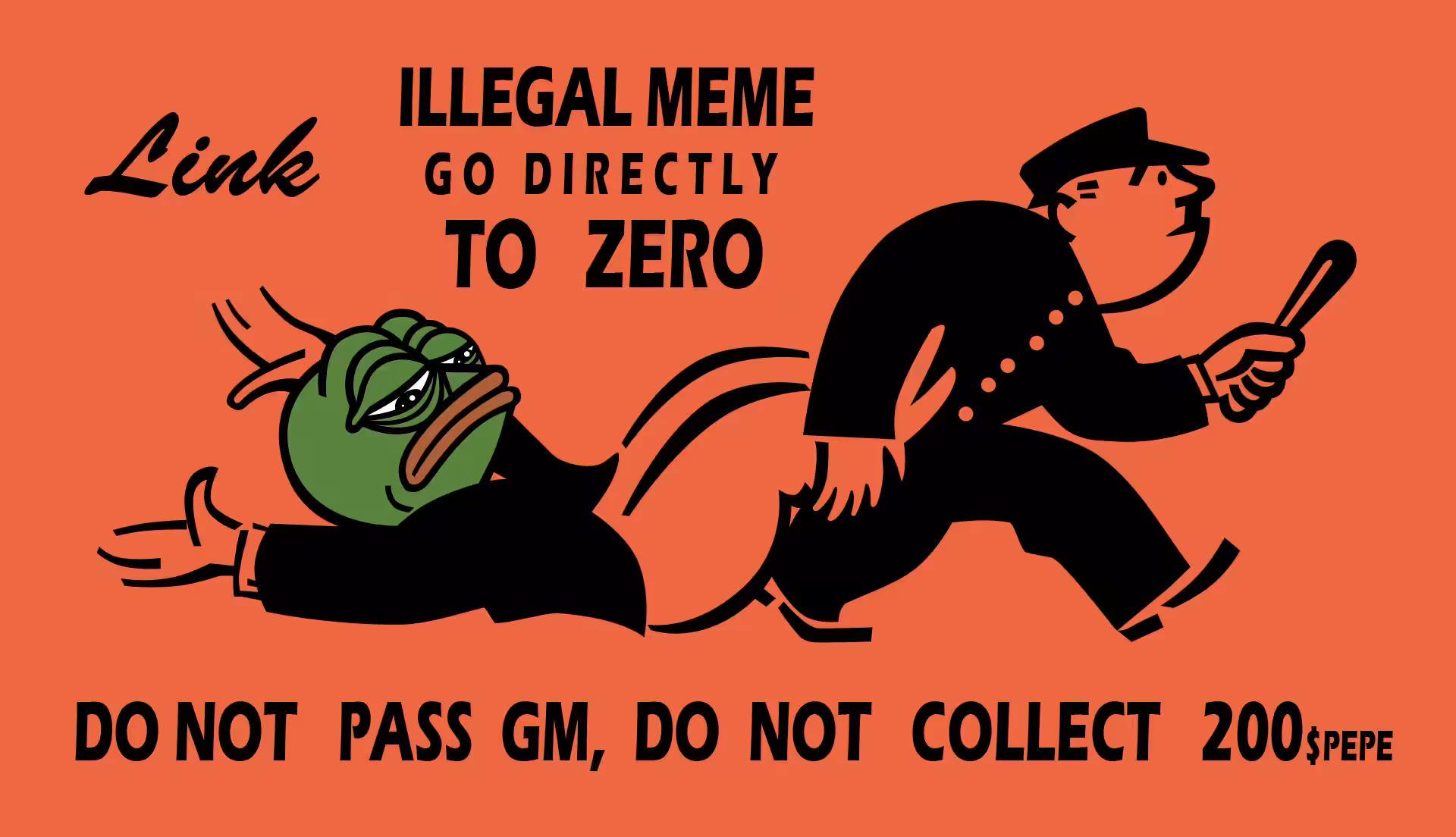 ILLEGAL MEME card