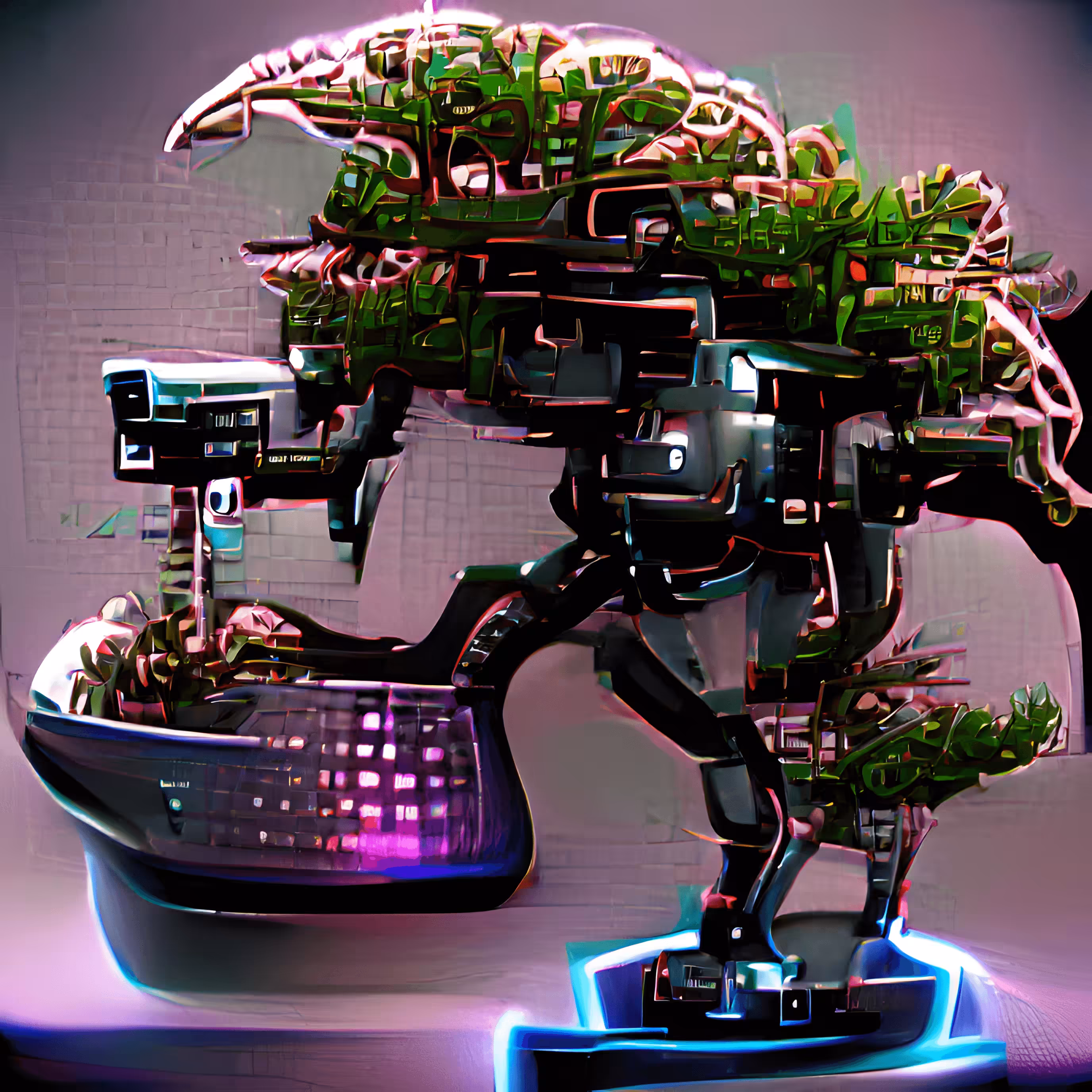 Cybernetic Bonsai Tree