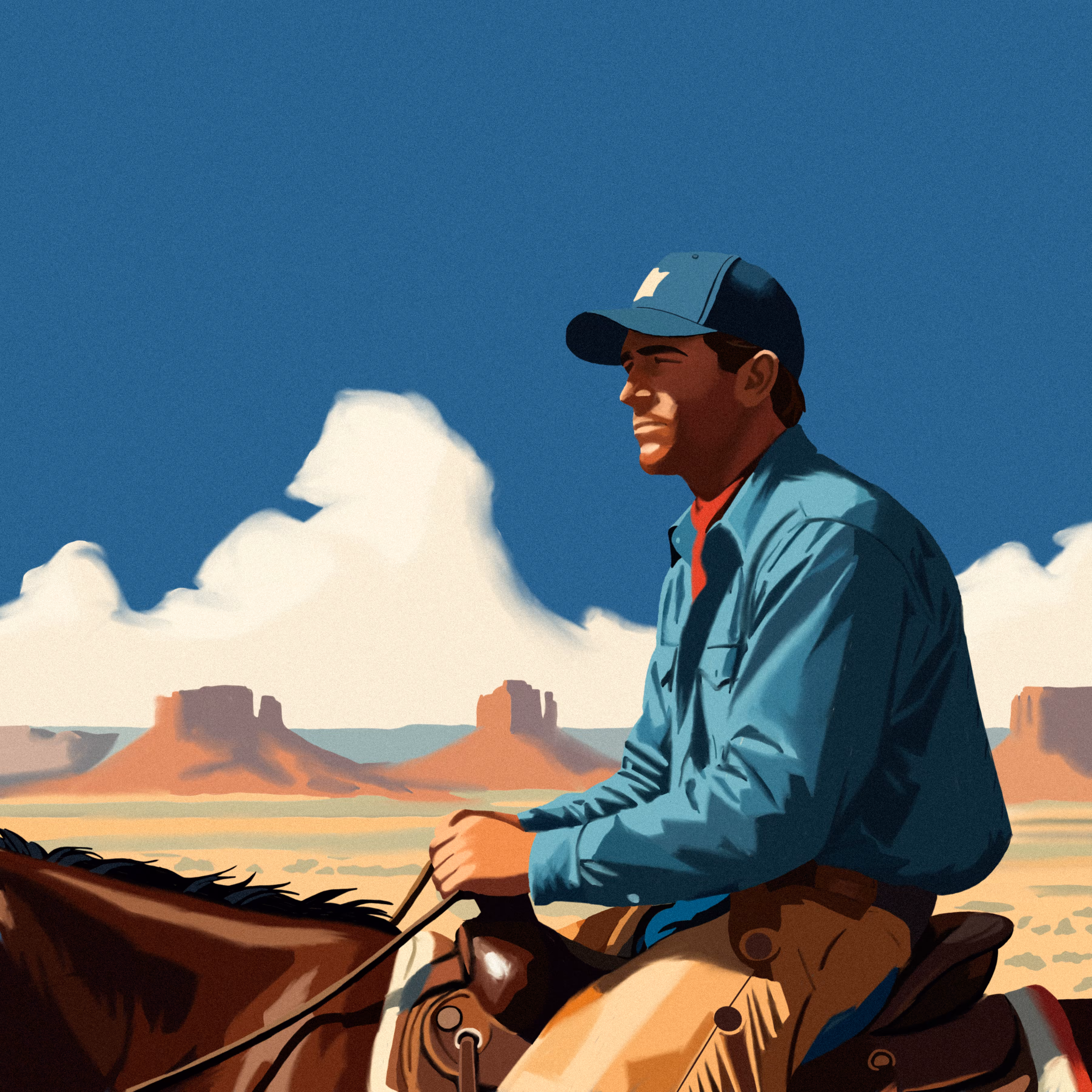 RIDER AT DAWN