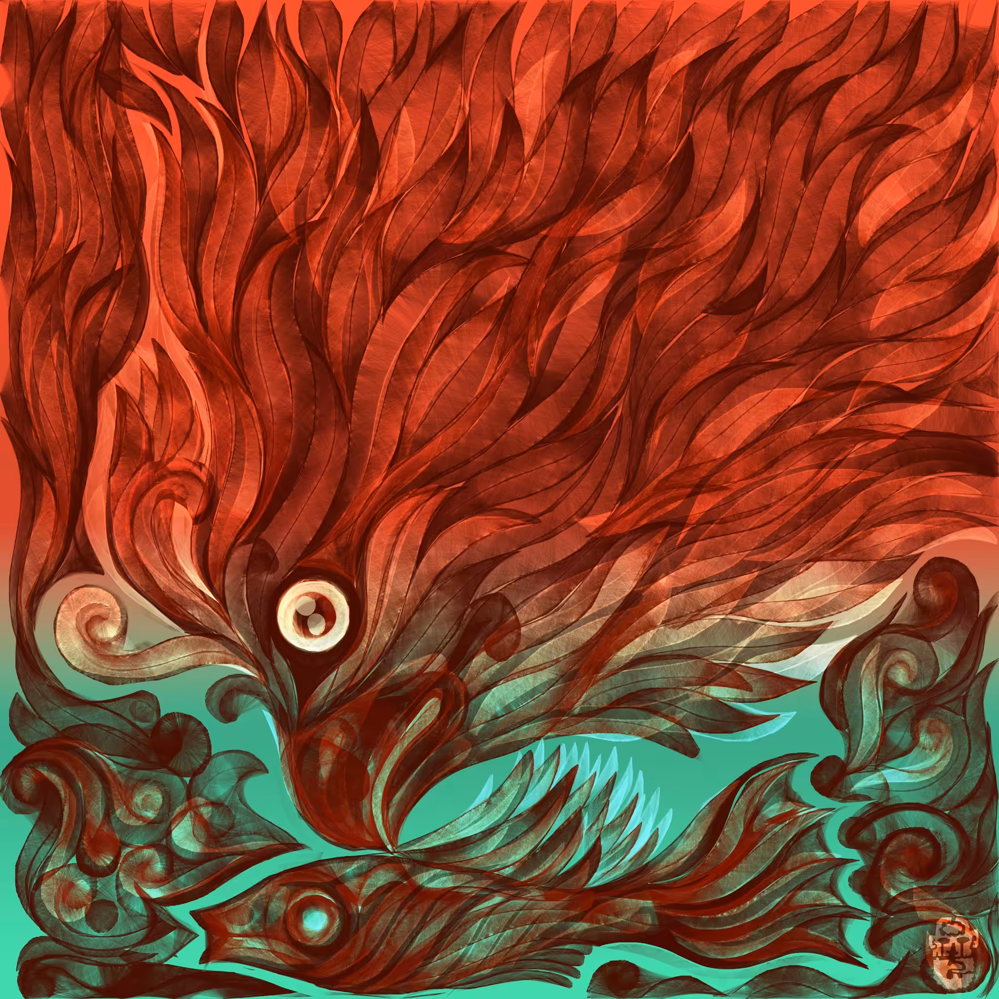 Phoenix smells fish