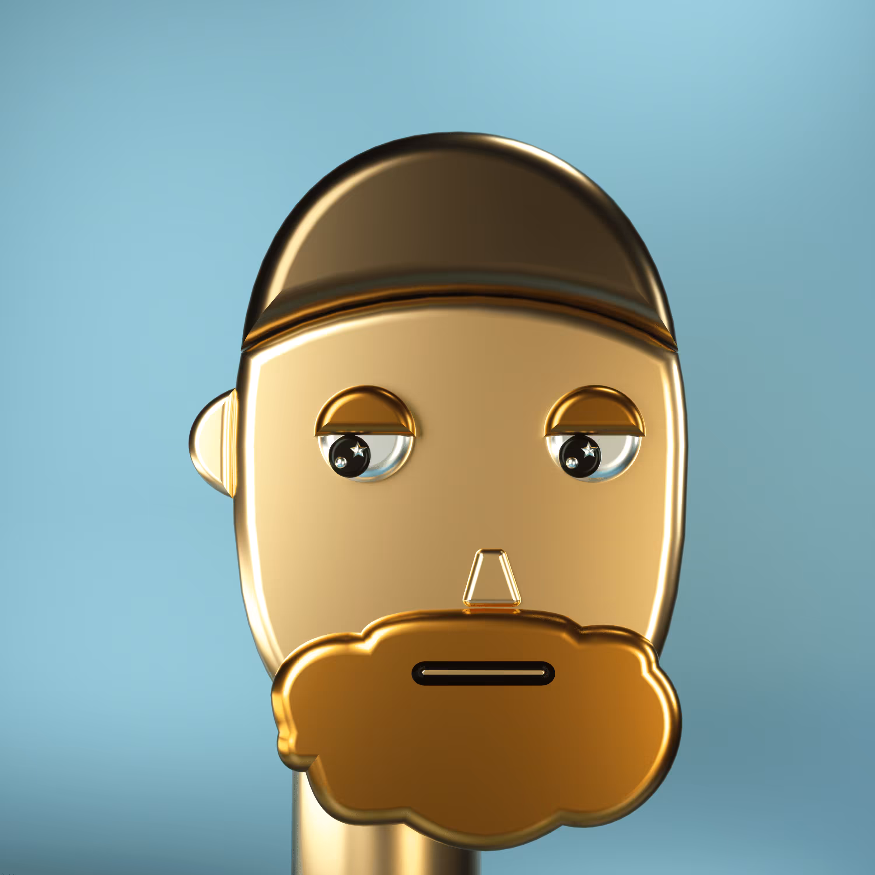 3D Chrome Punks: 3D Chrome Punk #0385