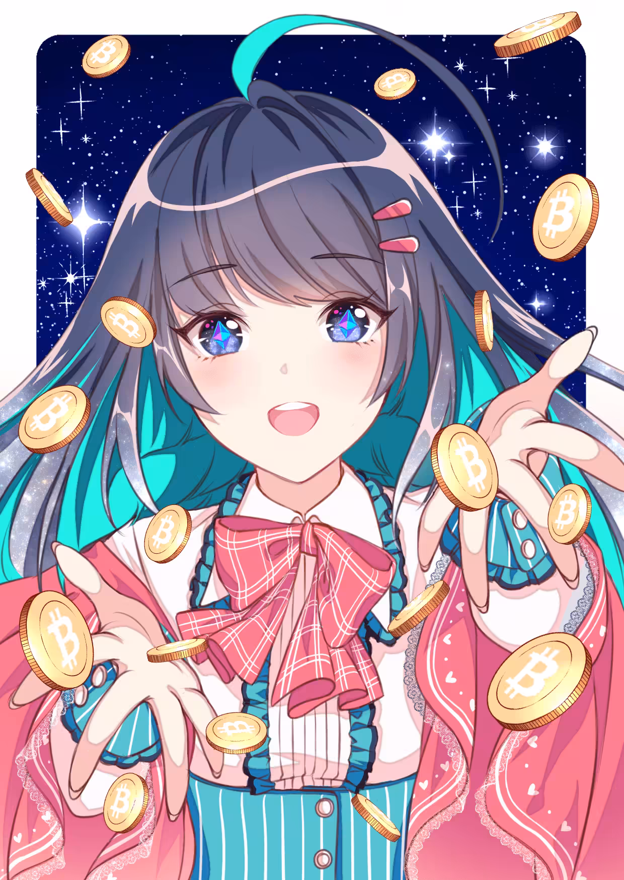 #015 [ LUCKY CHARM ] ETH-chan with BITCOIN