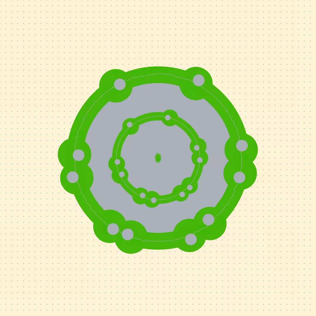 Circles on a dotted Grid #5