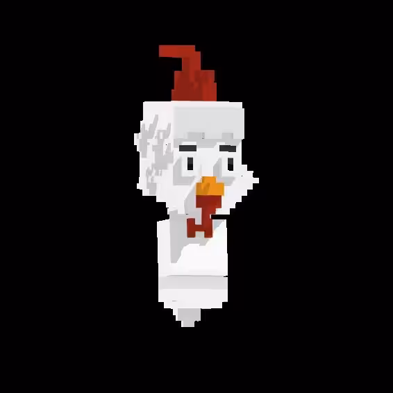 Anak Ayam SD - Voxel Version