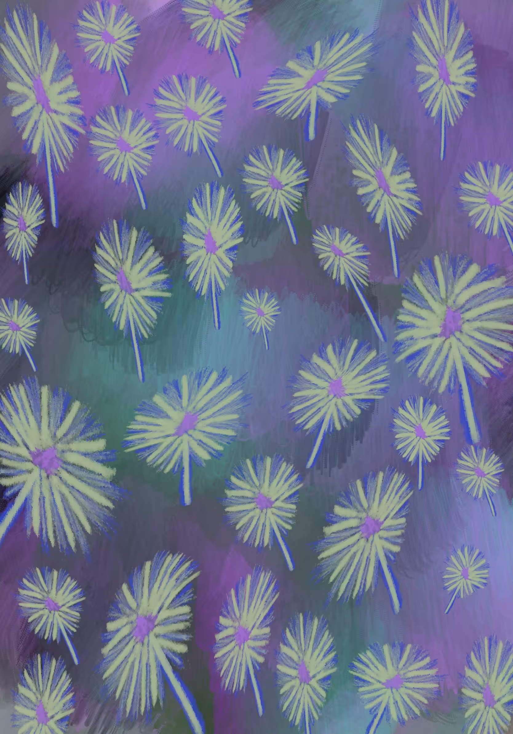 #04 Dandelion in the night sky
