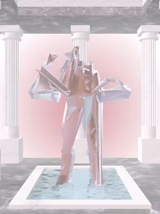 The Old Rosy Shimmer Woman #2050