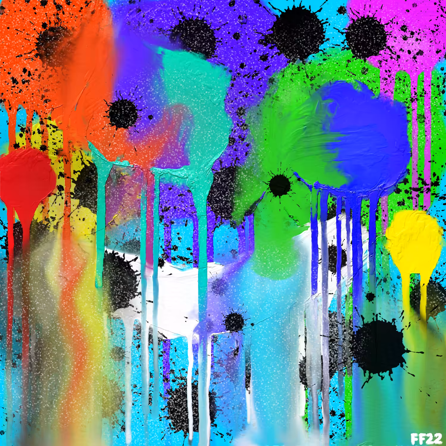 The Lloyds Collection: Abstract Splatter #14
