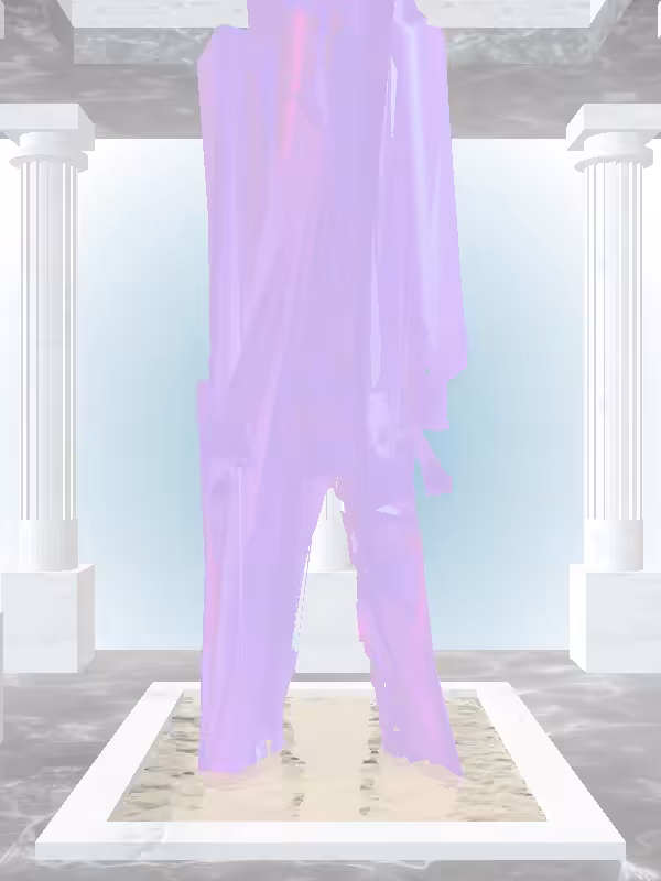 HeavenComputer: The Indifferent Bright Purple Man #6800