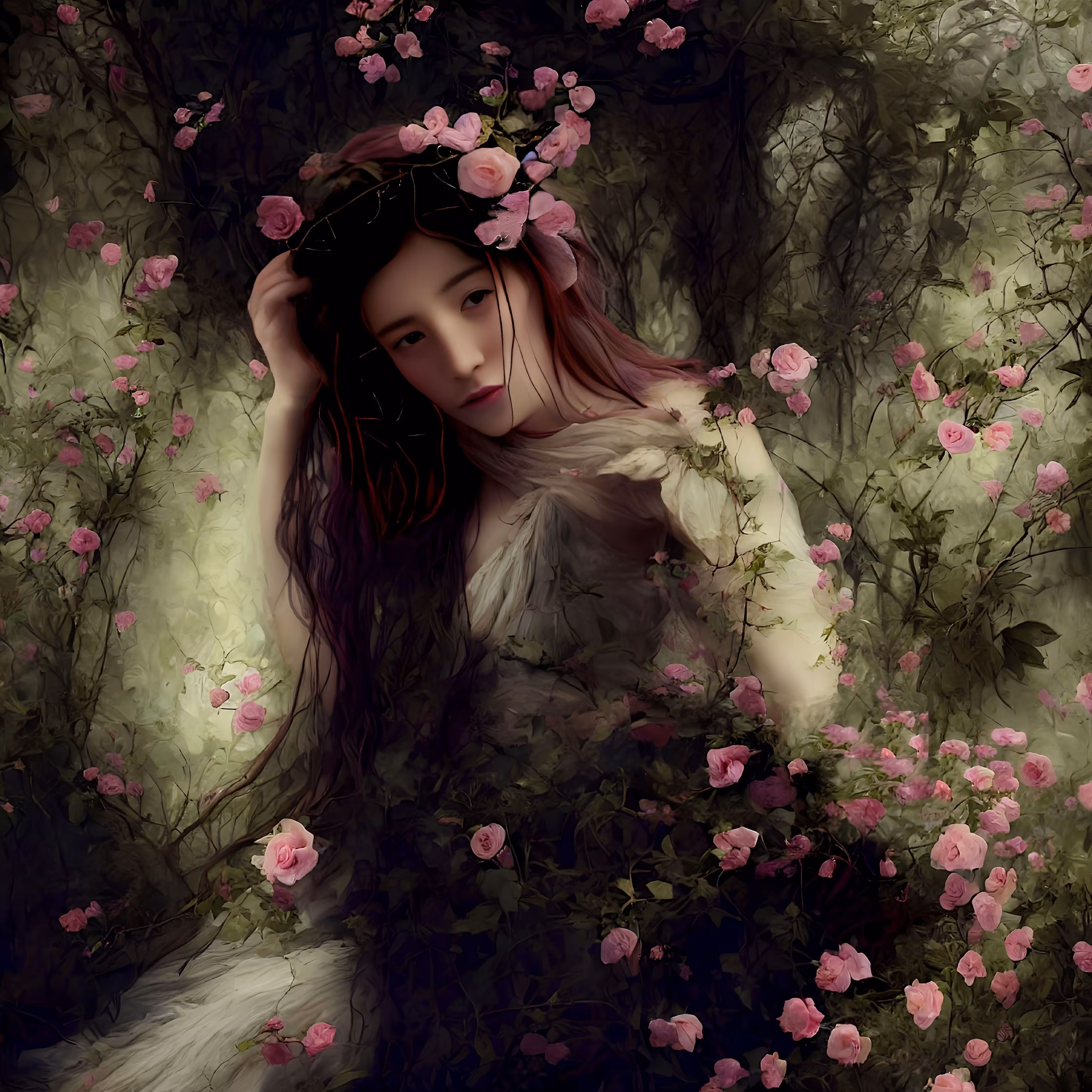 In the forest of roses