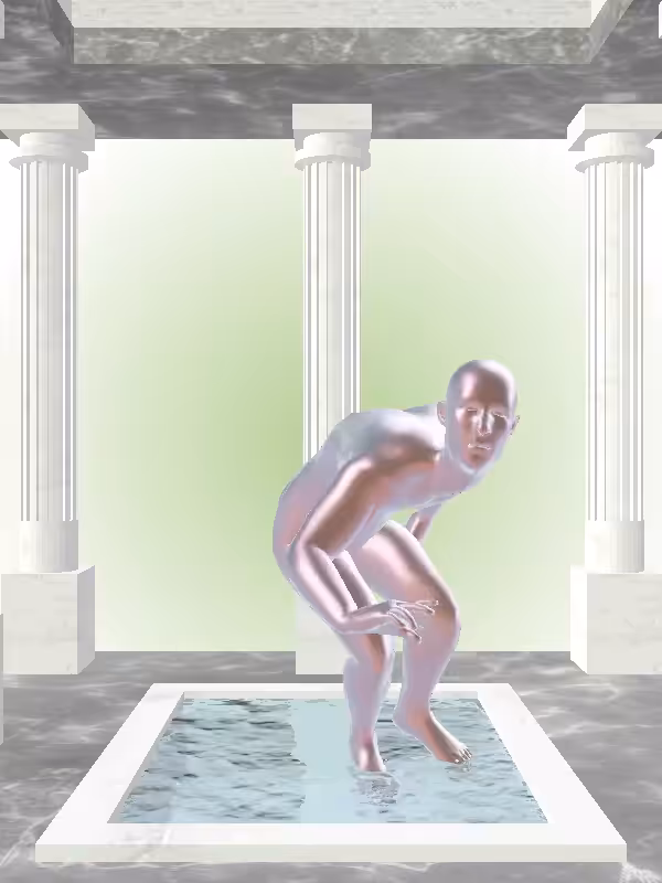HeavenComputer: The Sneaky Rosy Shimmer Man #5731
