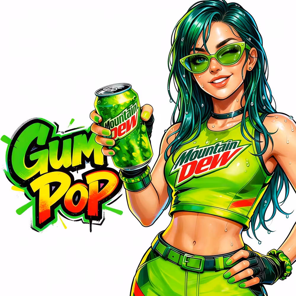GUM POP 017 - Mountain Dew Pop Queen