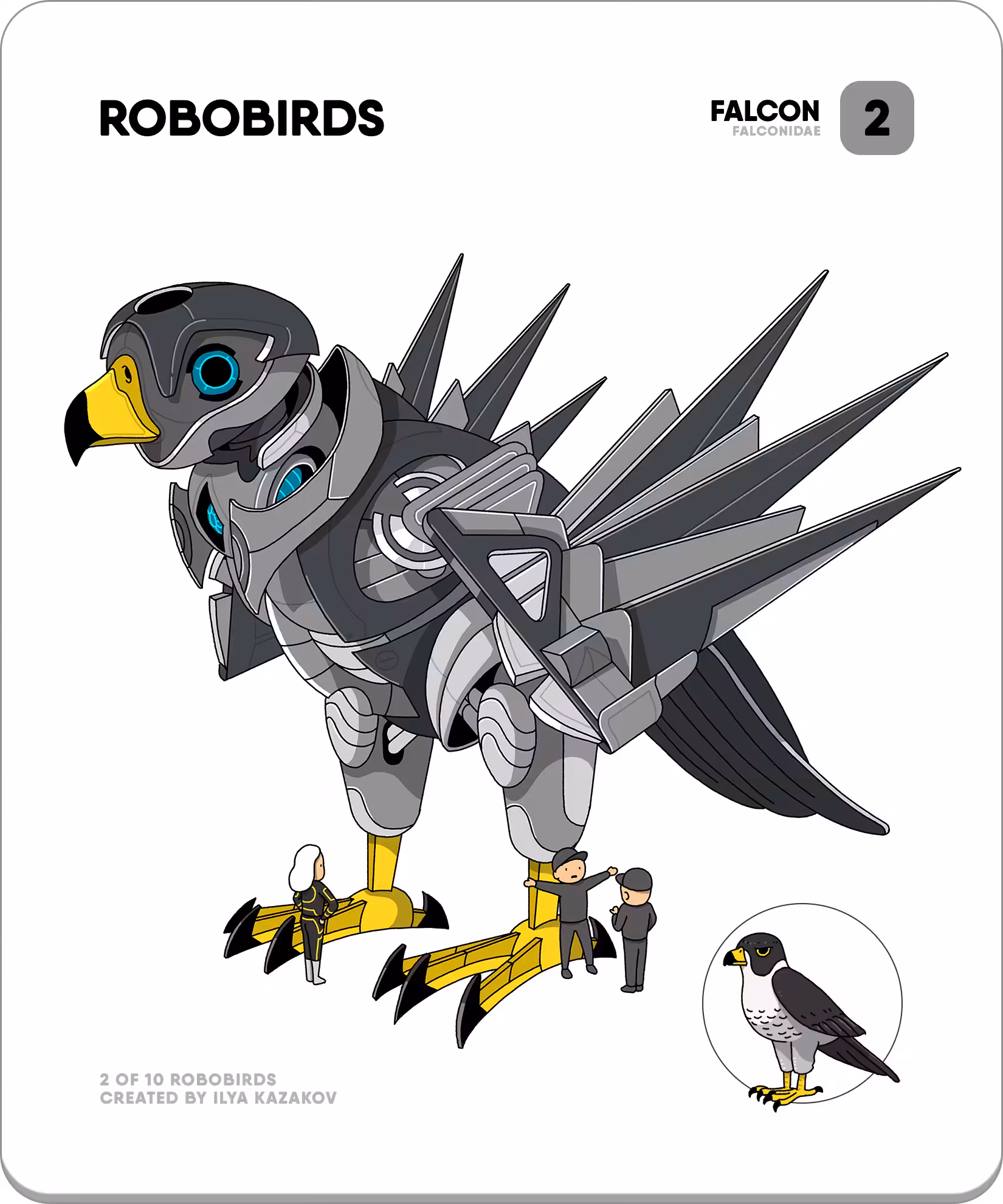 ROBOBIRDS #2 — Falcon