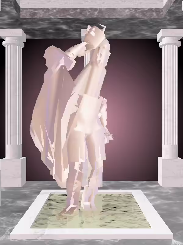 HeavenComputer: The Arguing Peach Halo Man #1859