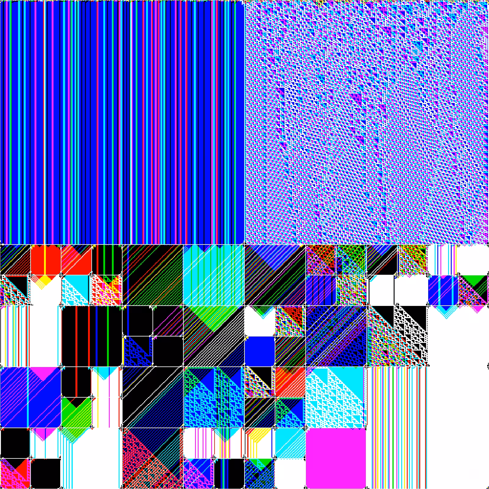 RULES (for Elementary Cellular Automata) #117