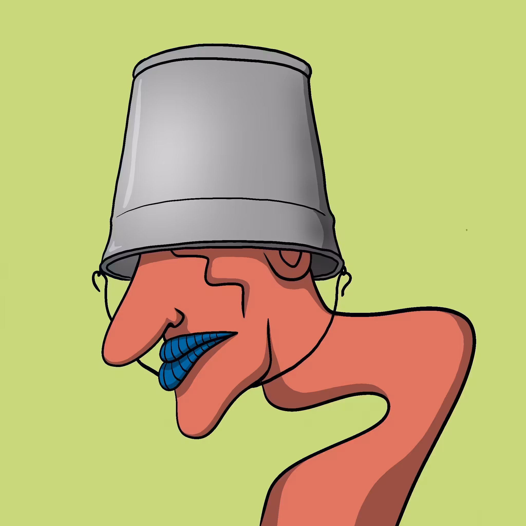 FAWKFACES: #33 Bucket Head Face 
