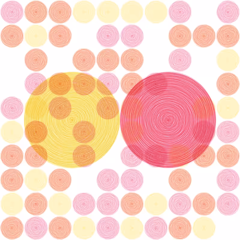 Brushed Circles #66