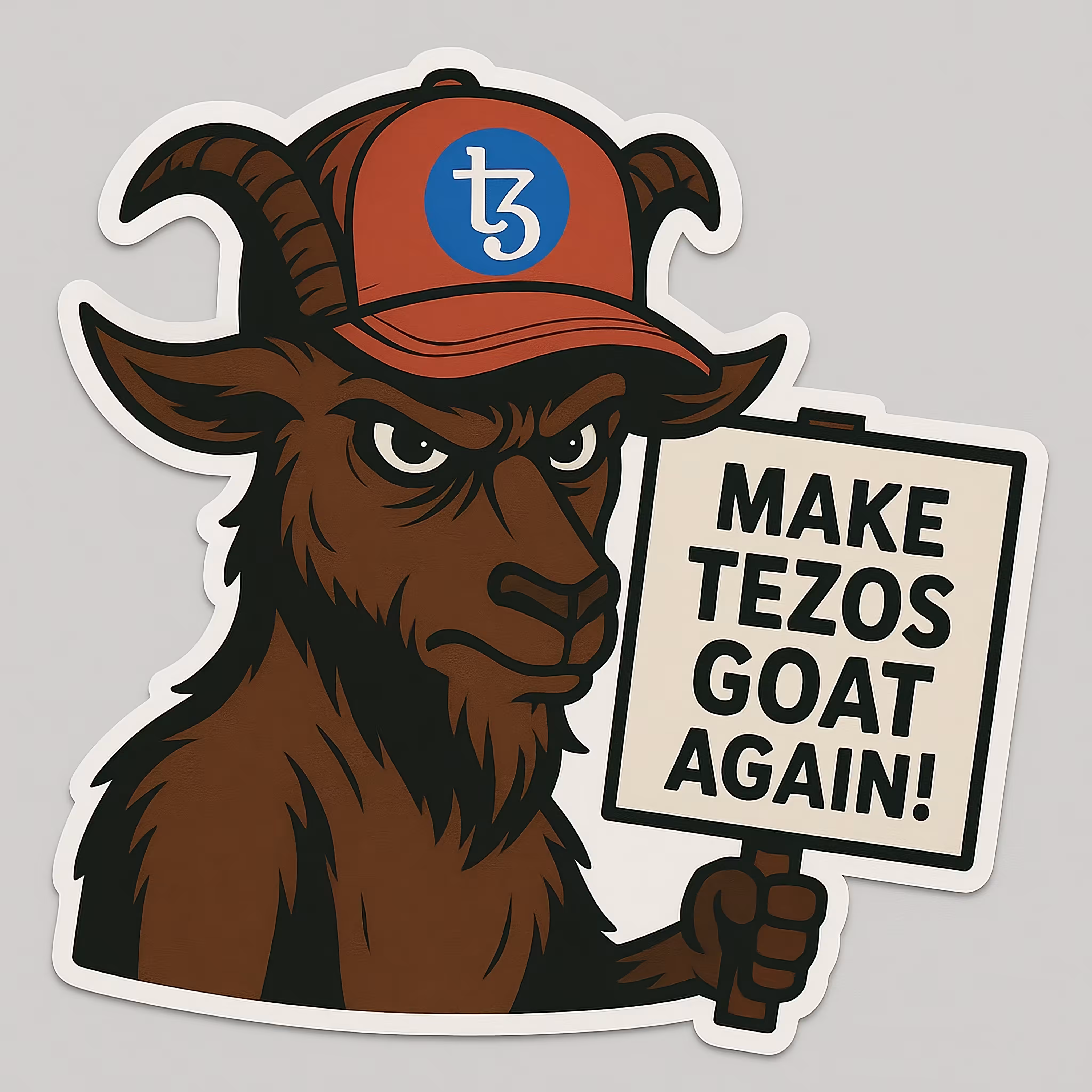 Not Your Average GOAT Sticker