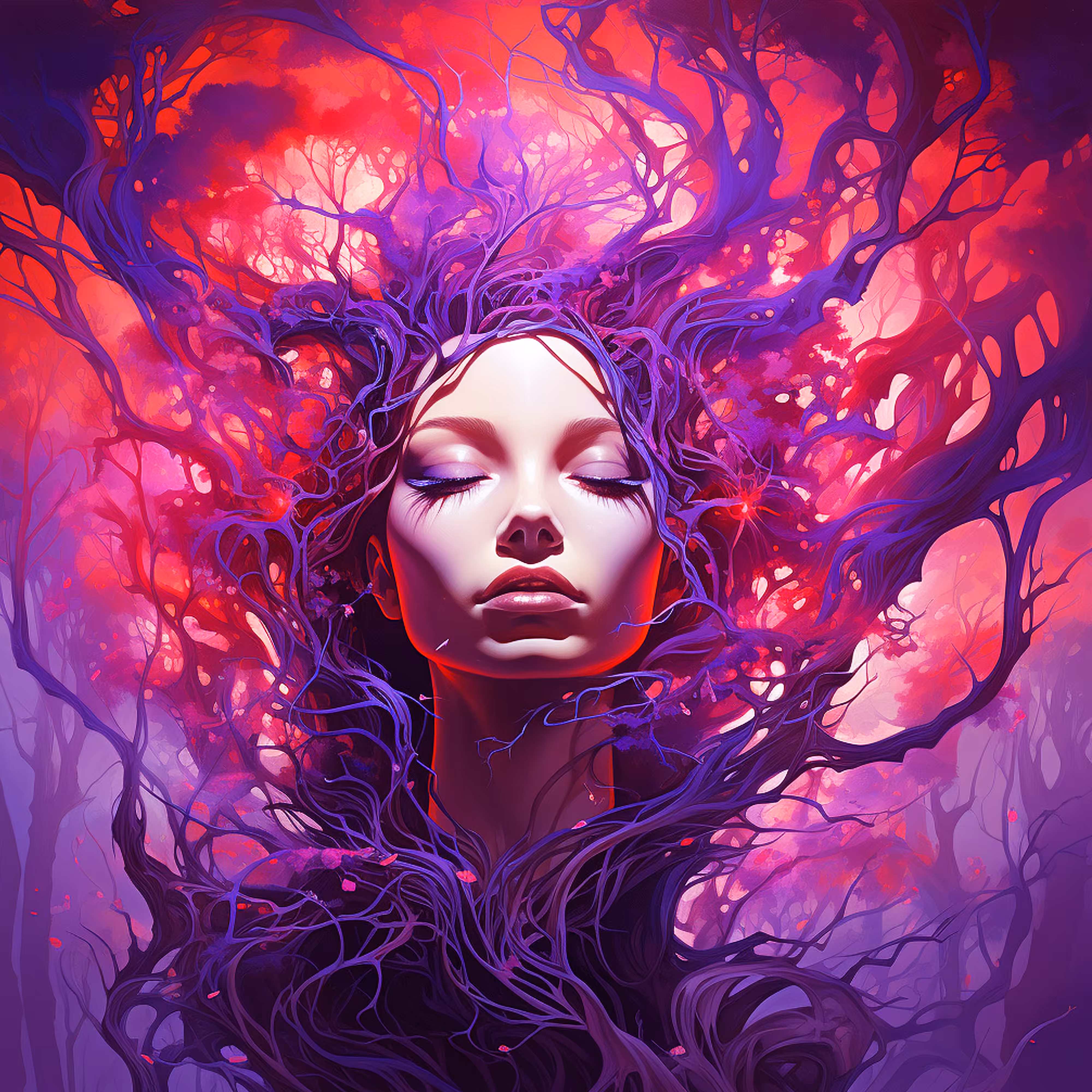 Beautiful magic tree
