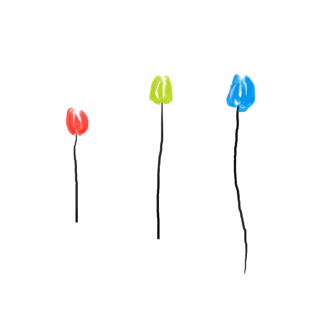 Minimalistic flowers / Flores minimalistas