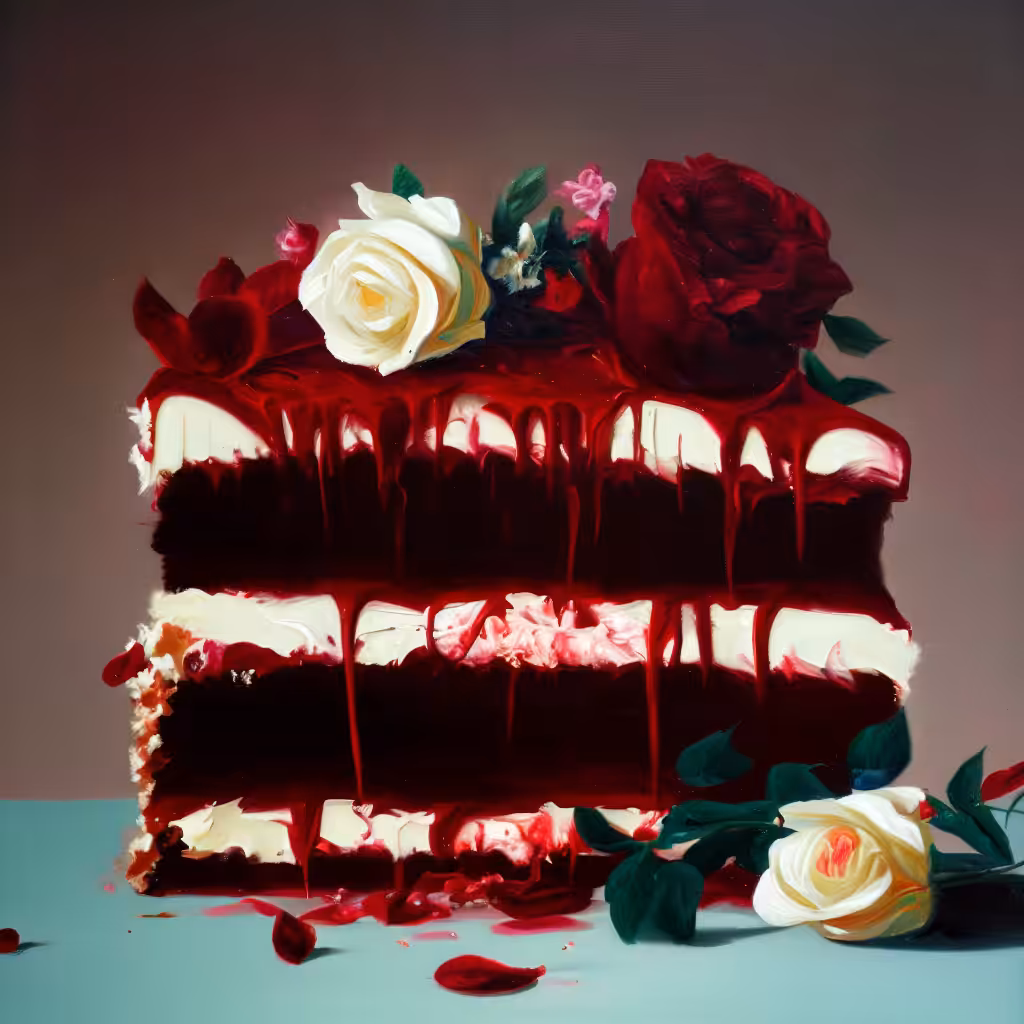 Piece of Cake Melt | Red Velvet Roses