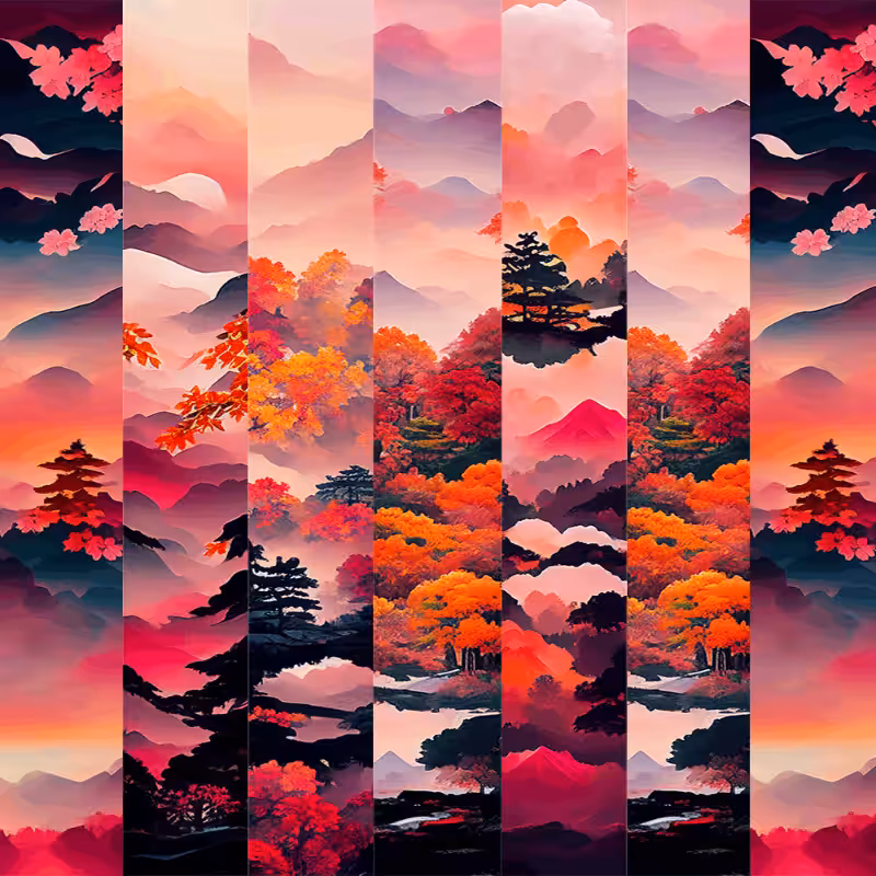 AI Japanese Autumn #12