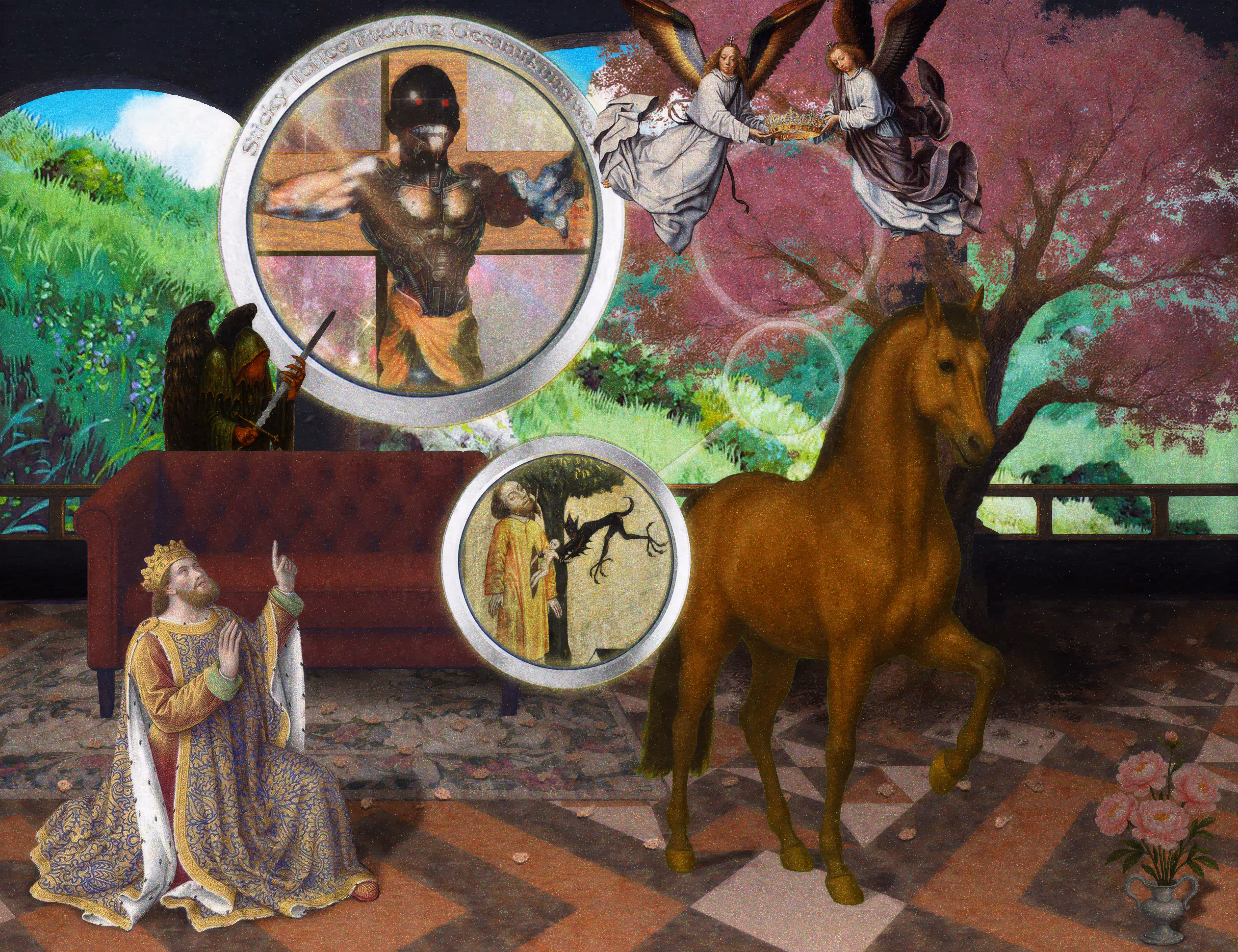 The Pilgrim’s Living Room Crucifixion; Mona Lisa Hyper-Gamble #158
