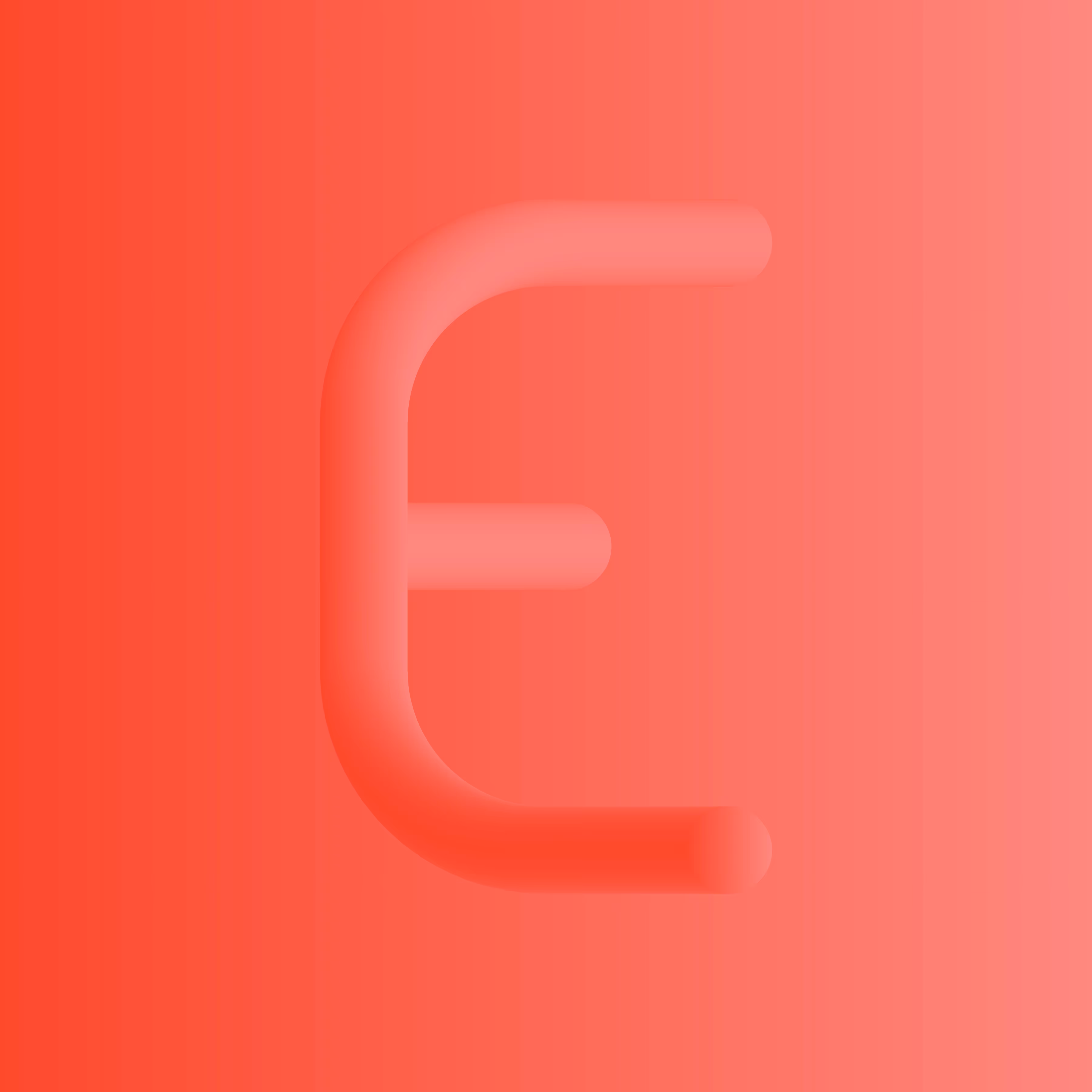 Letter E