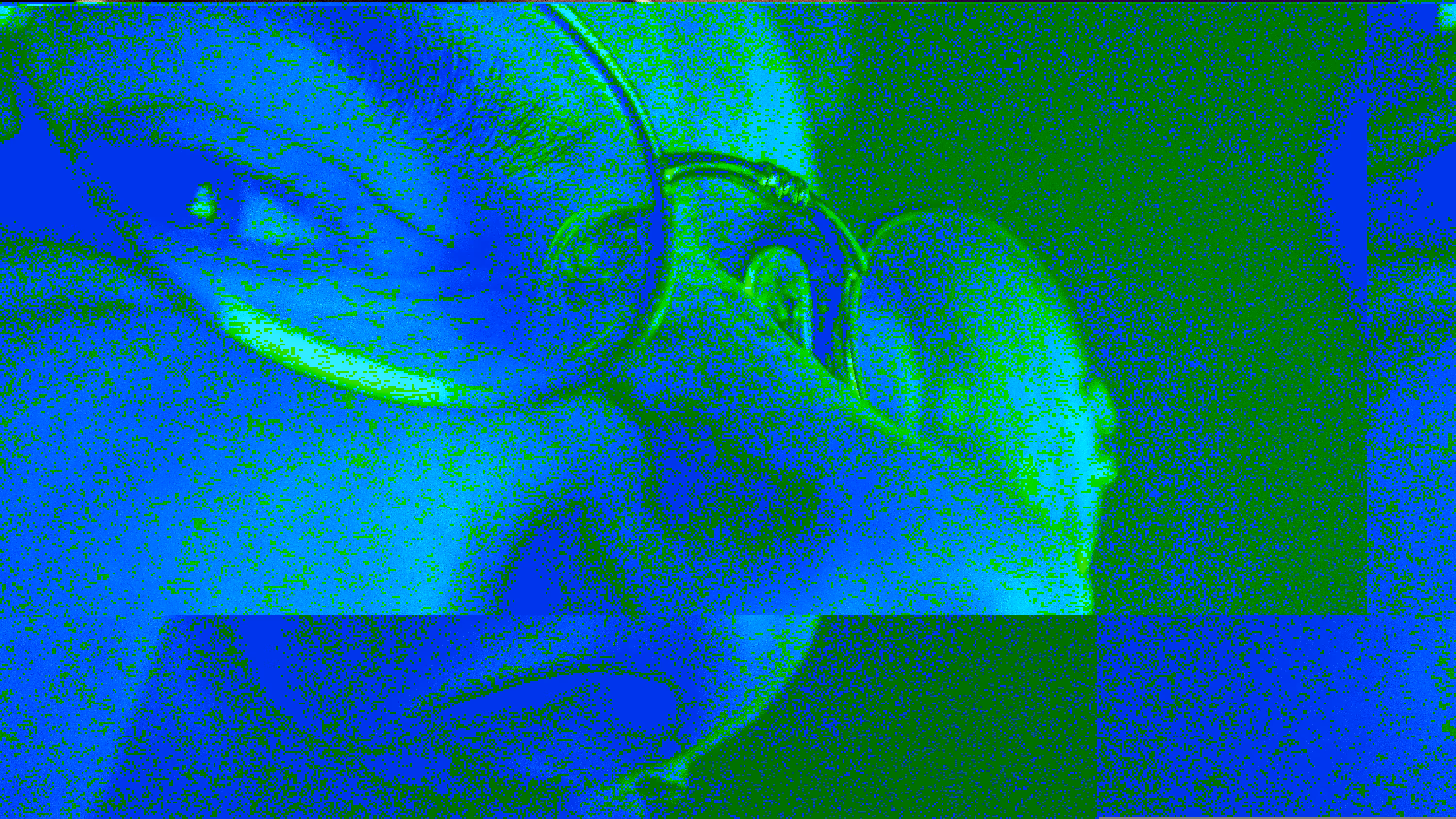 Self-portrait glitch