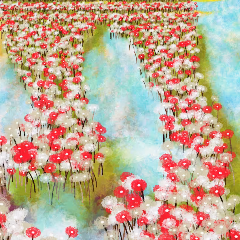 Floral Landscape #14