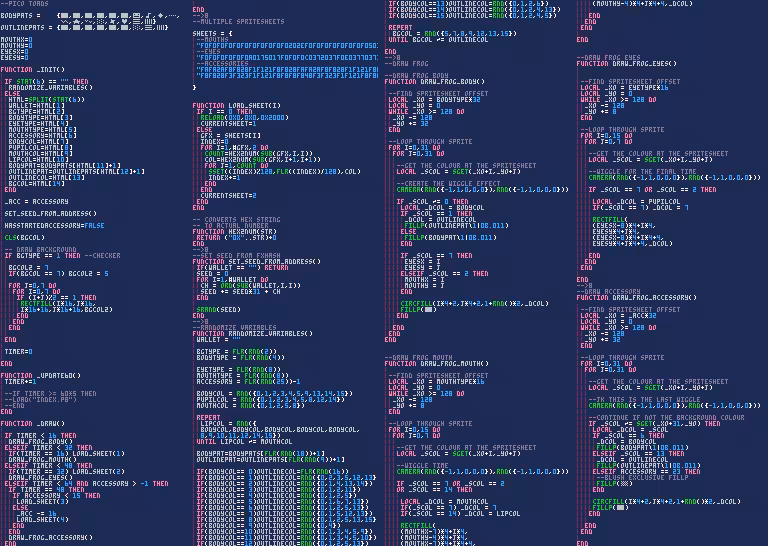 PICO TOADS Source Code