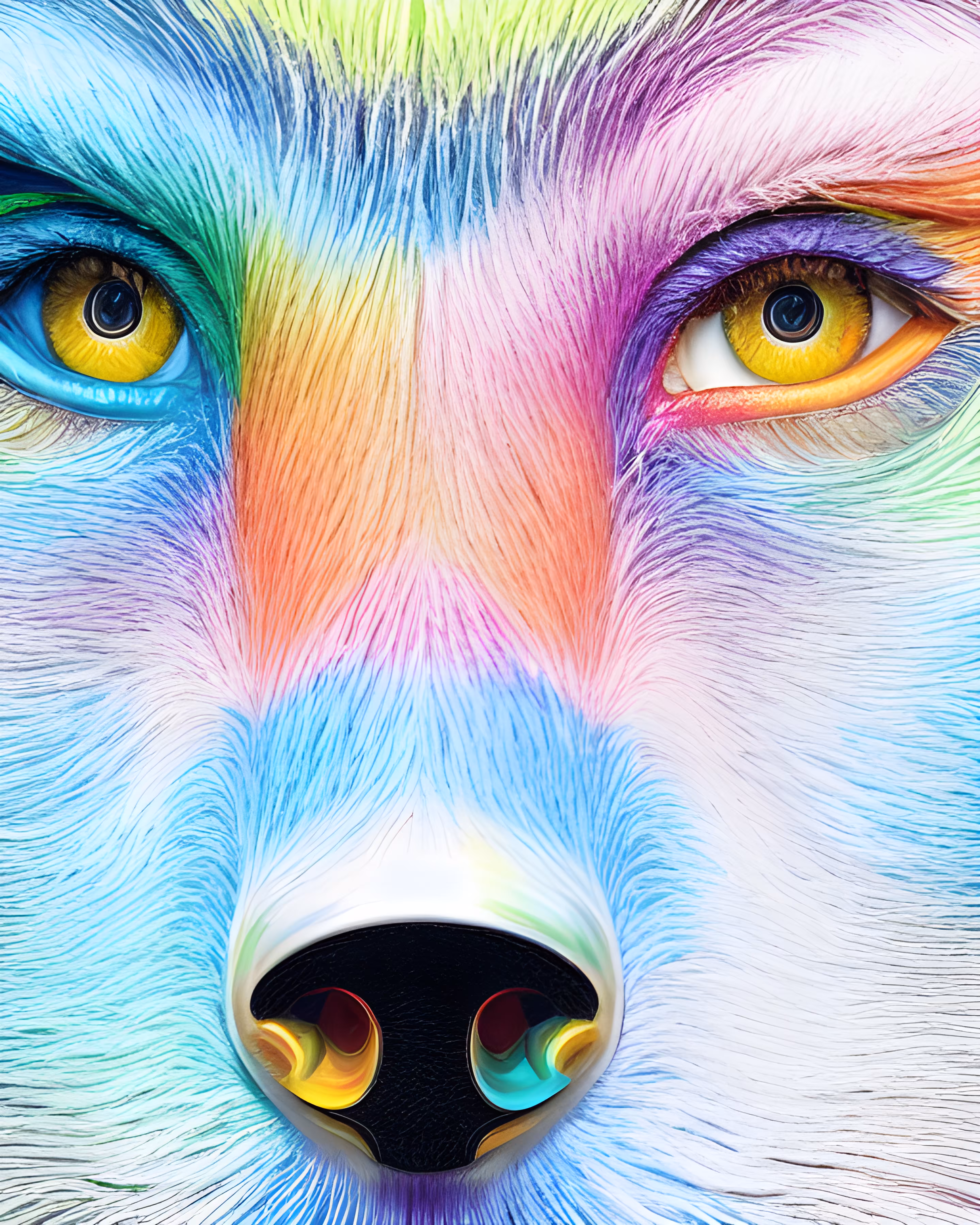 piercing gaze