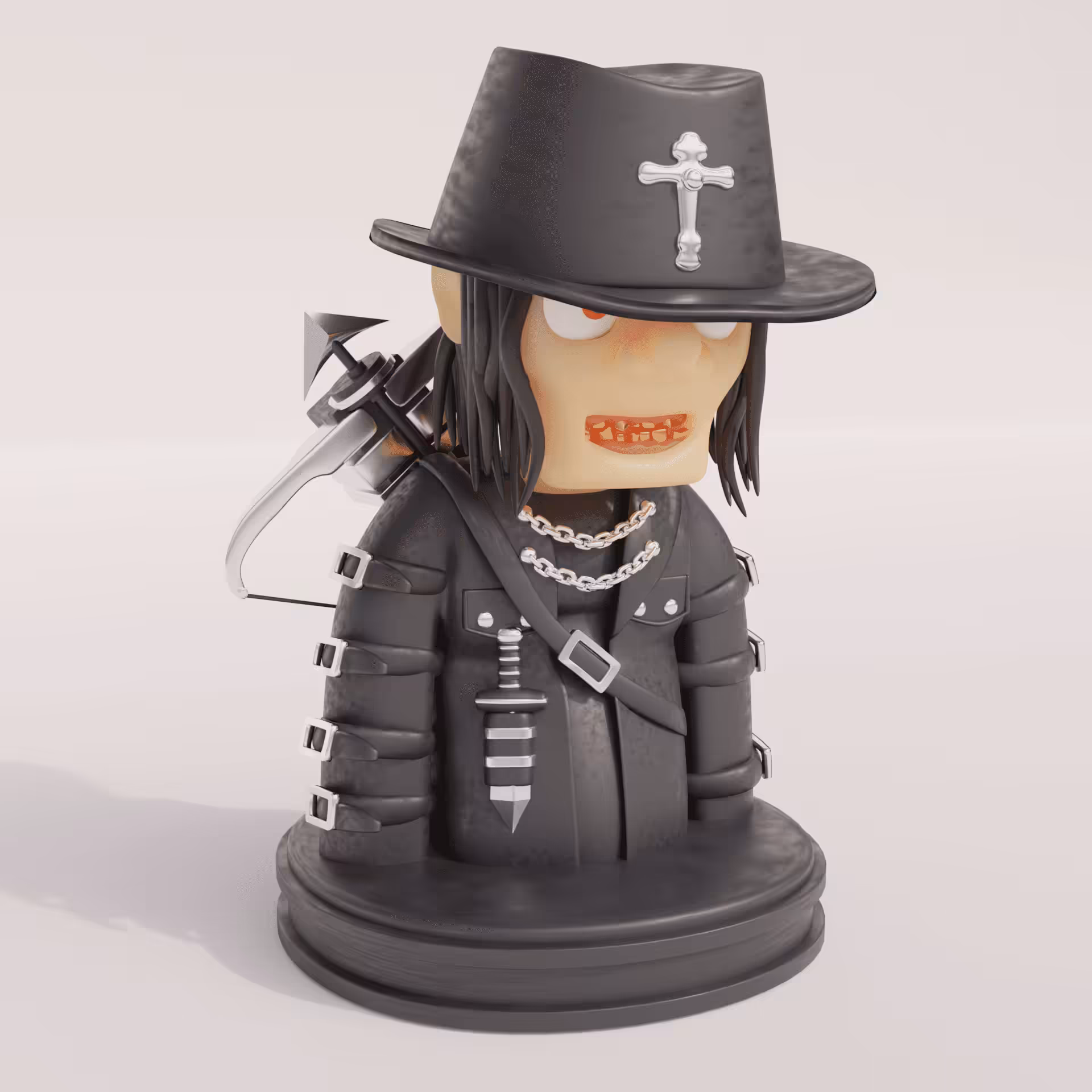 Zombie villager 399 : Van Helsing Statue
